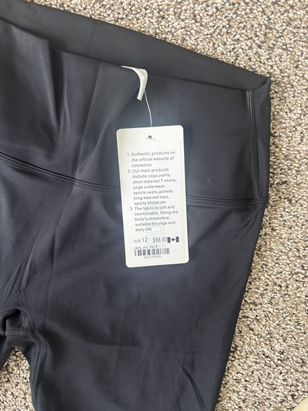 Lululemon Lululemon black women’s leggings size 8 Size 34" / US 12 / IT 48 - 2 Thumbnail