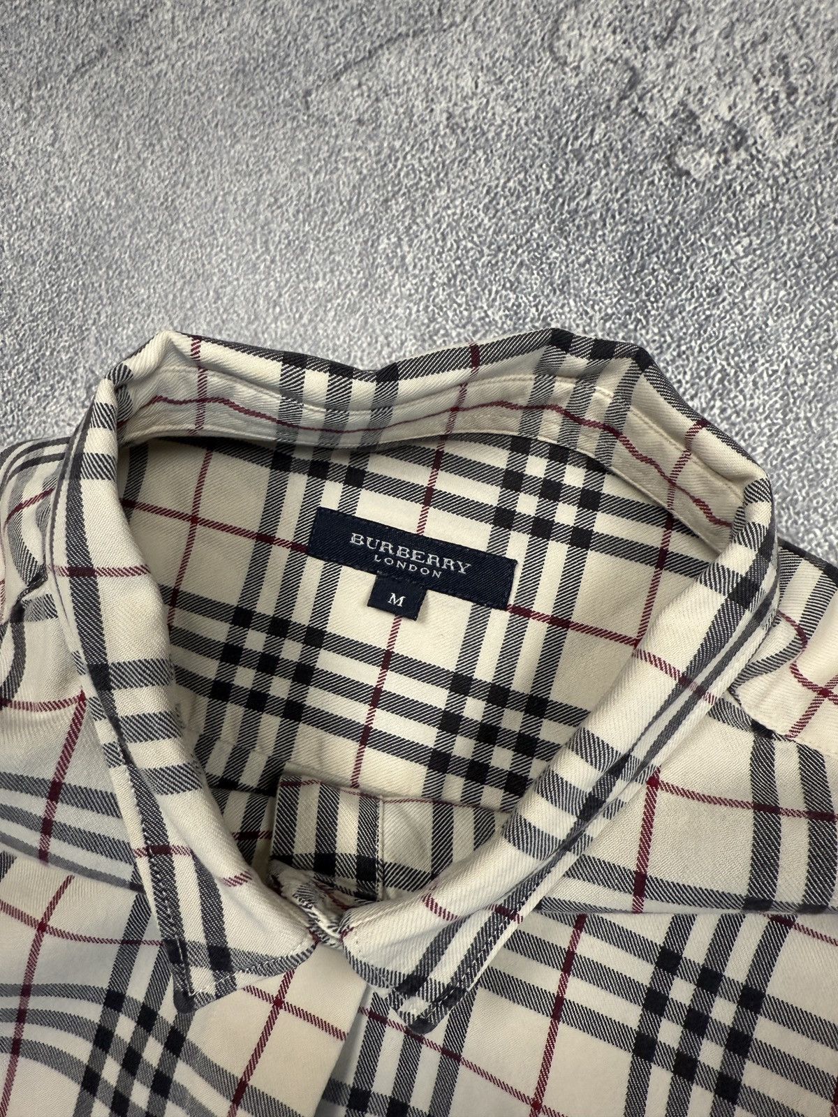 Burberry Vintage Burberry Monogram Cell Shirt Size US M / EU 48-50 / 2 - 8 Thumbnail