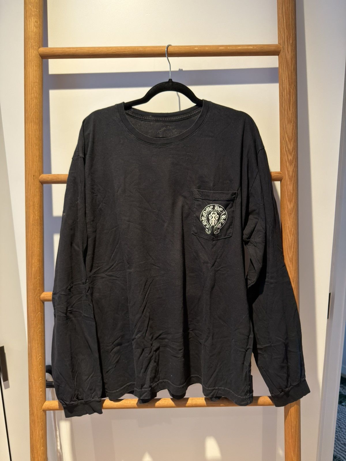 Chrome Hearts USA Flag Long Sleeve Tee