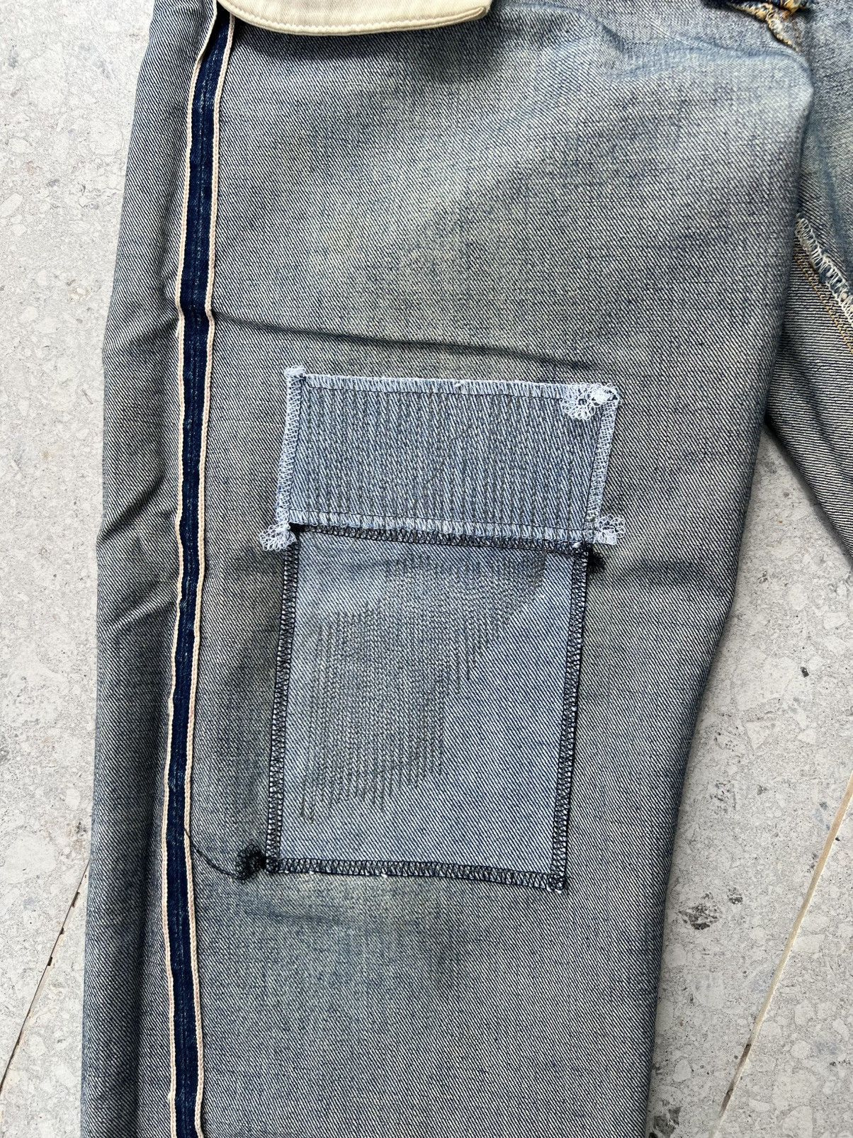 Indigo Sugar Cane Toyo Enterprise Baggy cut denim Size US 33 - 20 Thumbnail