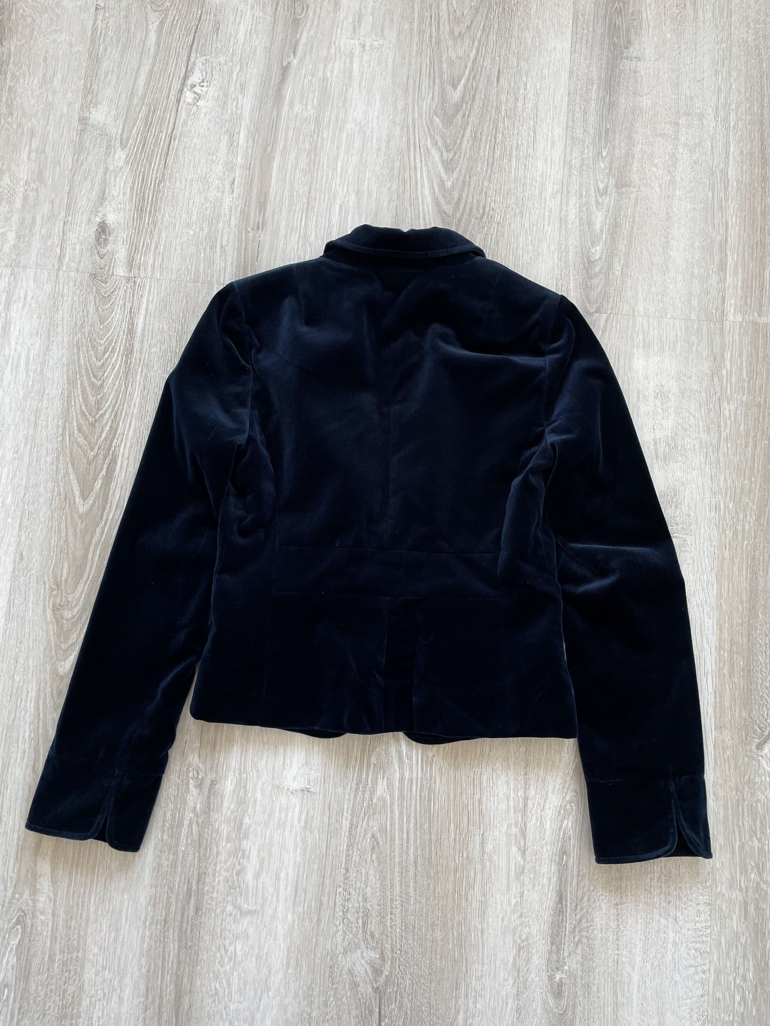 J.Crew Vintage Y2K J.Crew Velour Blazer Jacket Size M / US 6-8 / IT 42-44 - 7 Thumbnail