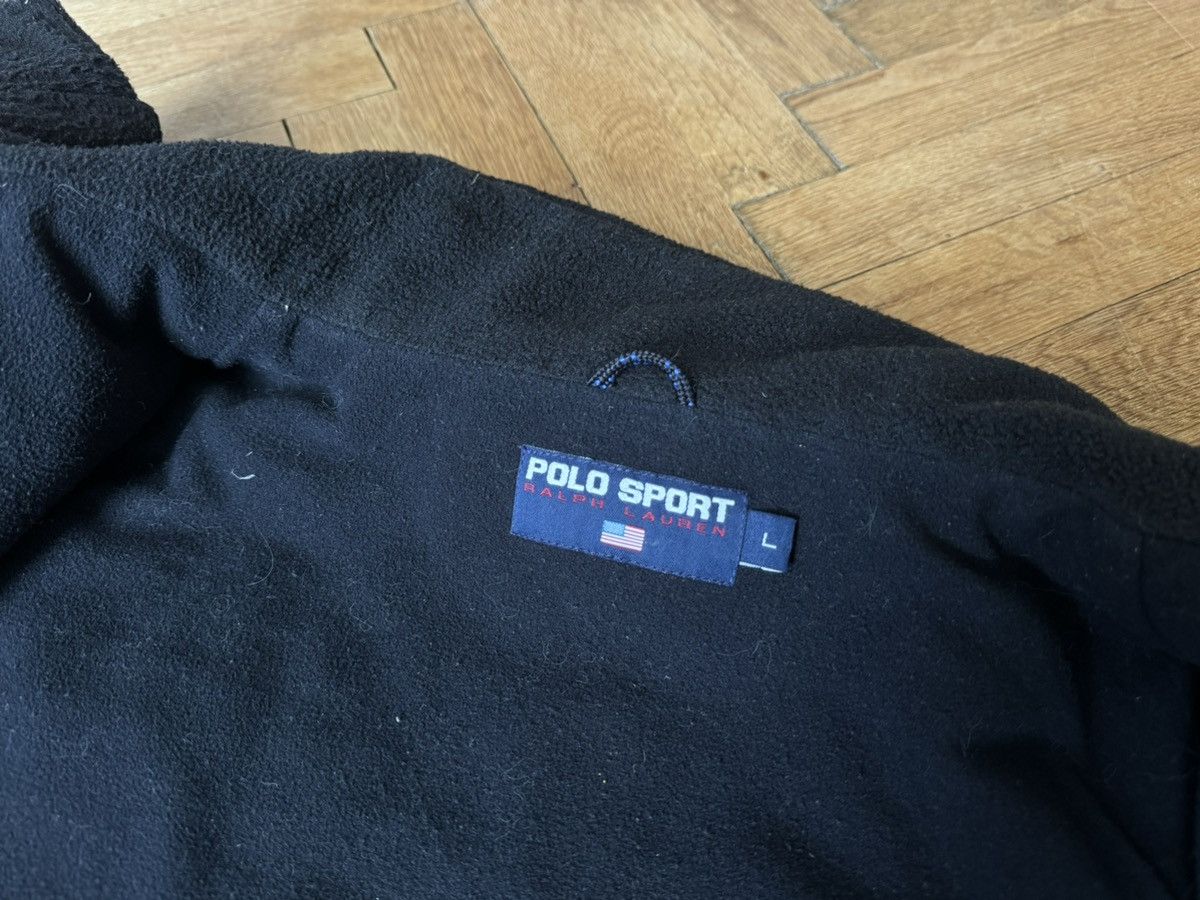 Ralph Lauren × Ralph Lauren Sport Vintage 90’s Y2K Polo Sport Black Fleece Nylon Jacket L Size US L / EU 52-54 / 3 - 7 Thumbnail