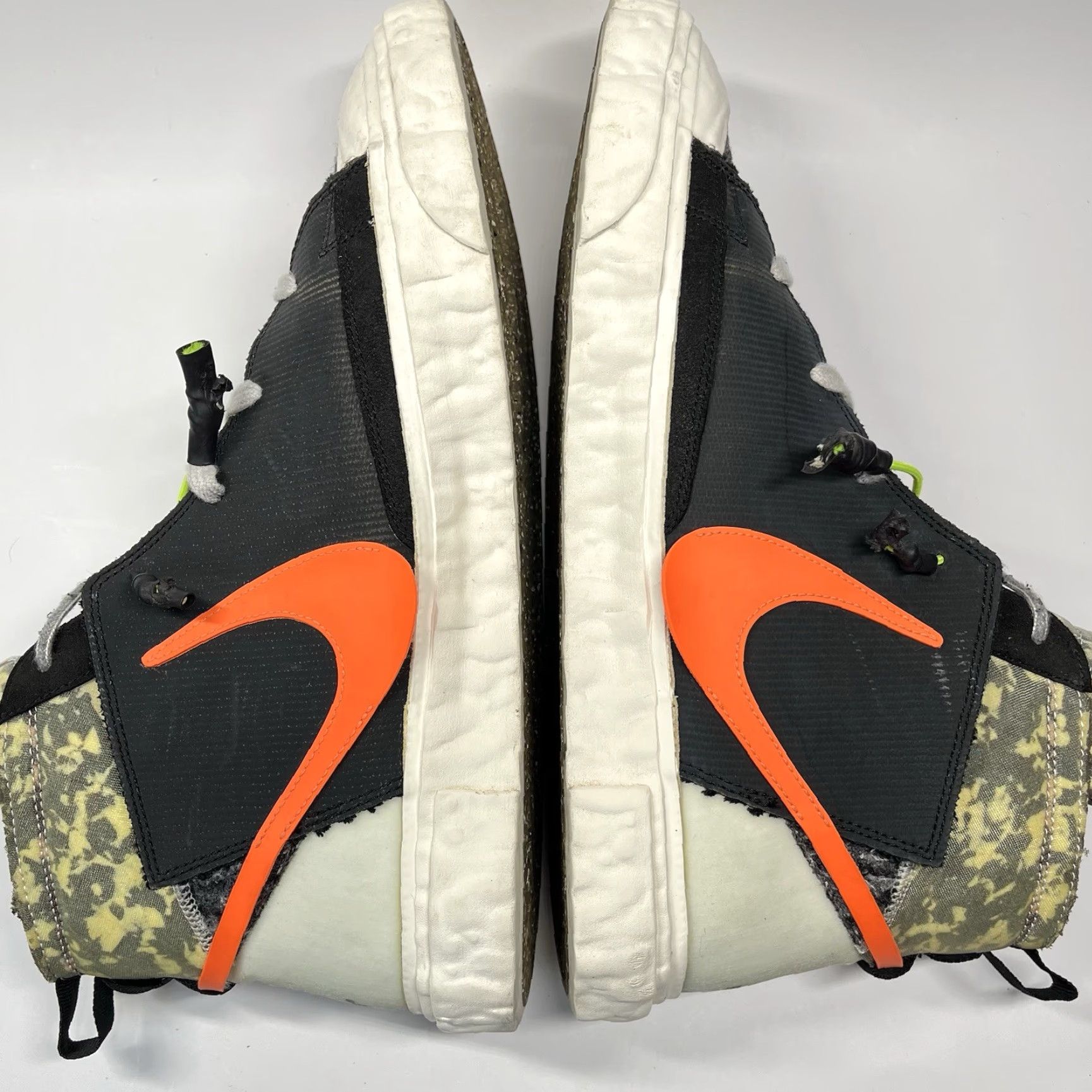 Nike Nike Blazer Mid x READYMADE Sneakers CZ3589-001 Size 14 Black Orange Grey Camo Nike Mens Shoes Sneaker Run Jogging Casual Workwear Athletic 2021 Size 36R - 5 Thumbnail