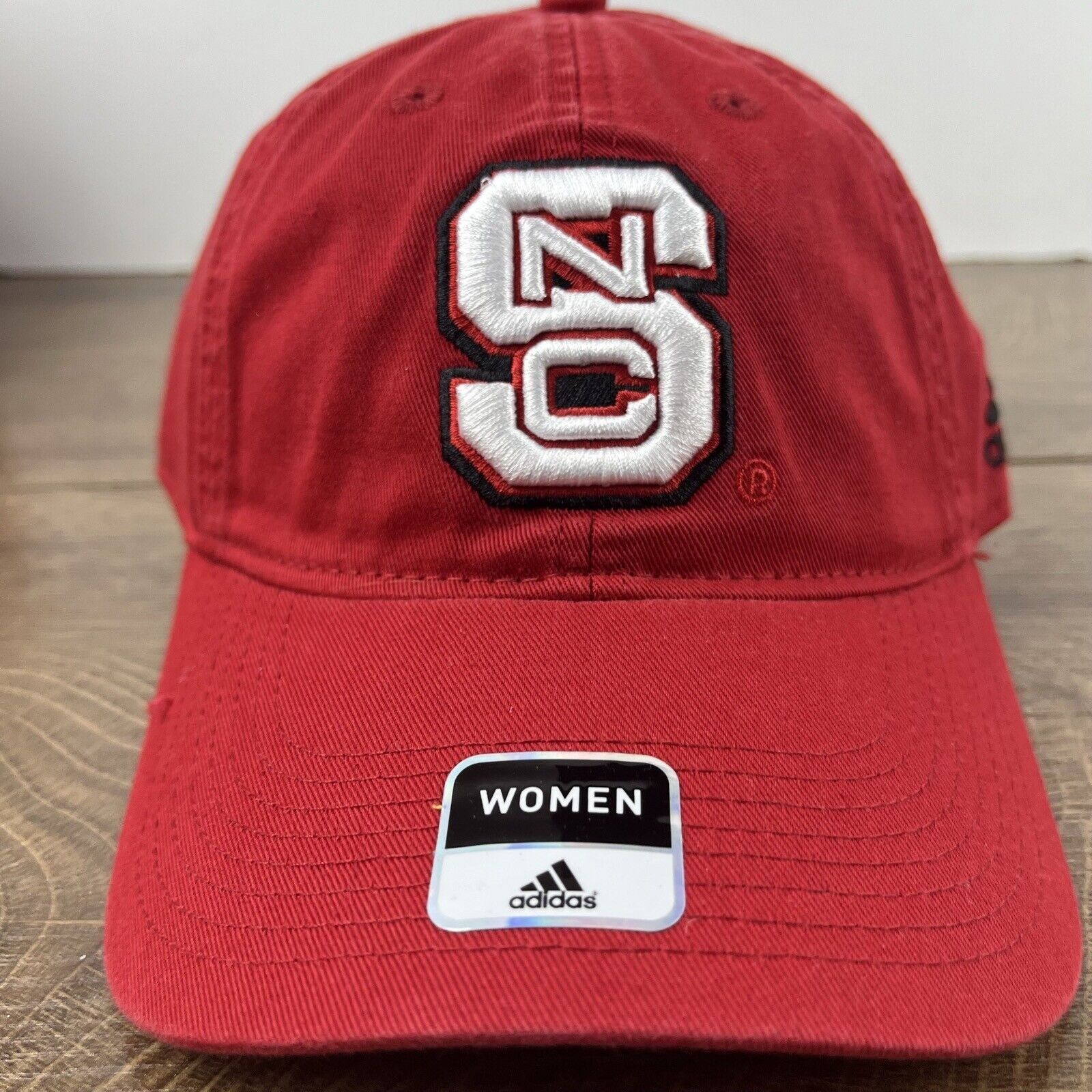 Adidas NC State Wolfpack Womens Hat Red Cap Adidas Adjustable Red A Size ONE SIZE - 5 Thumbnail