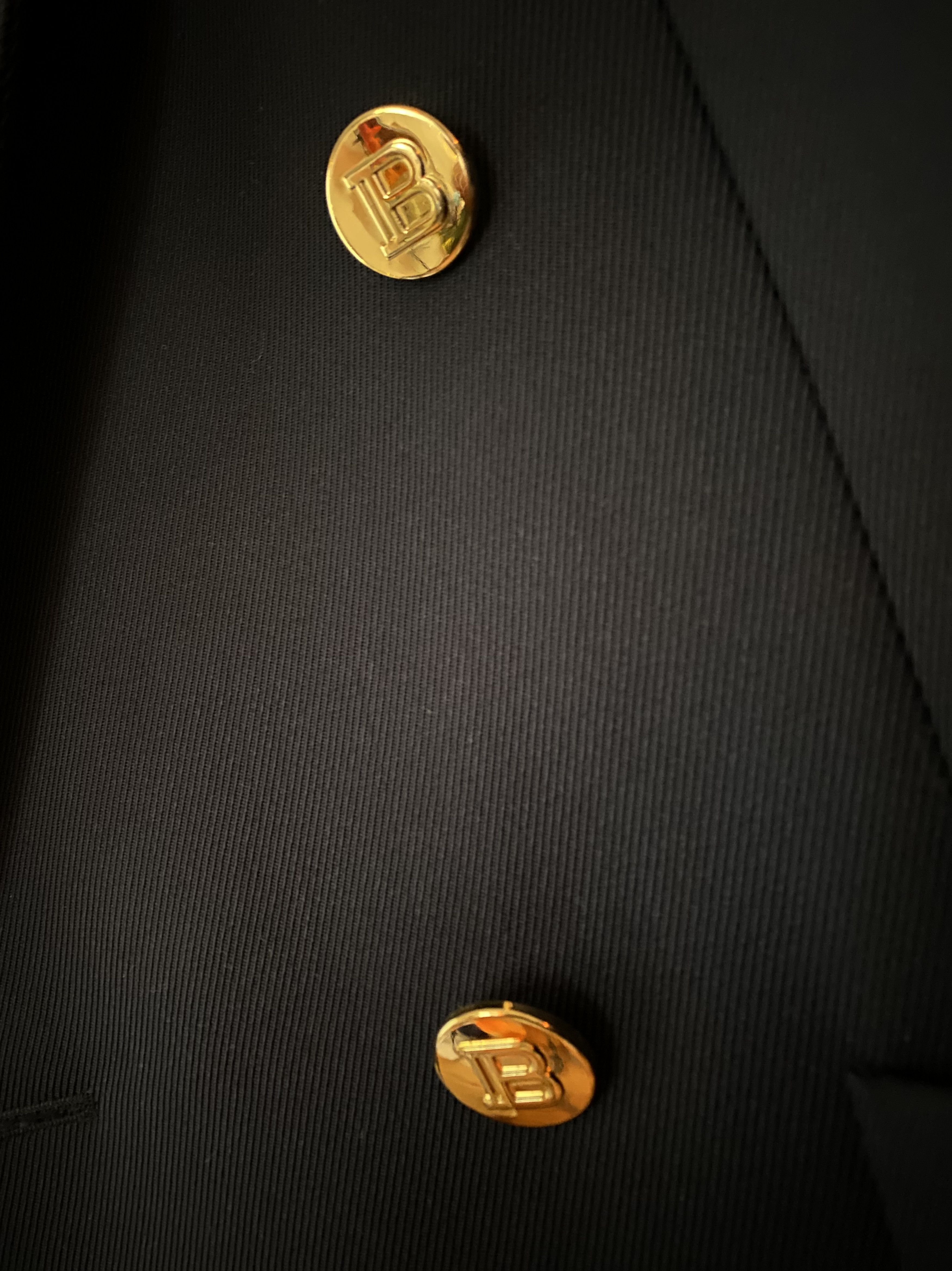 Balmain Balmain Double Breasted Virgin Wool Blazer Size 44R - 3 Thumbnail