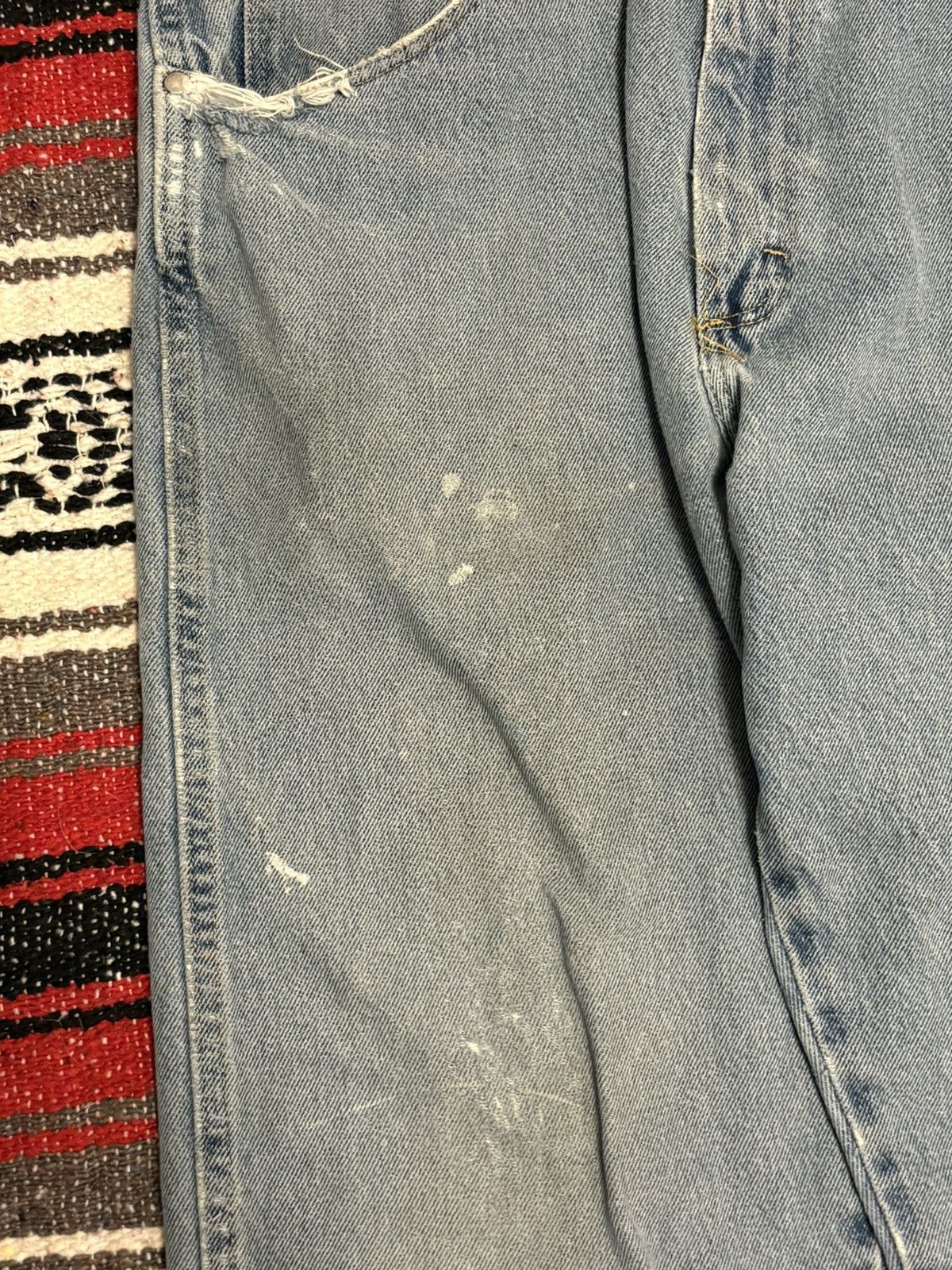 Jean × Wrangler Very worn wrangler jeans Size US 36 / EU 52 - 4 Thumbnail