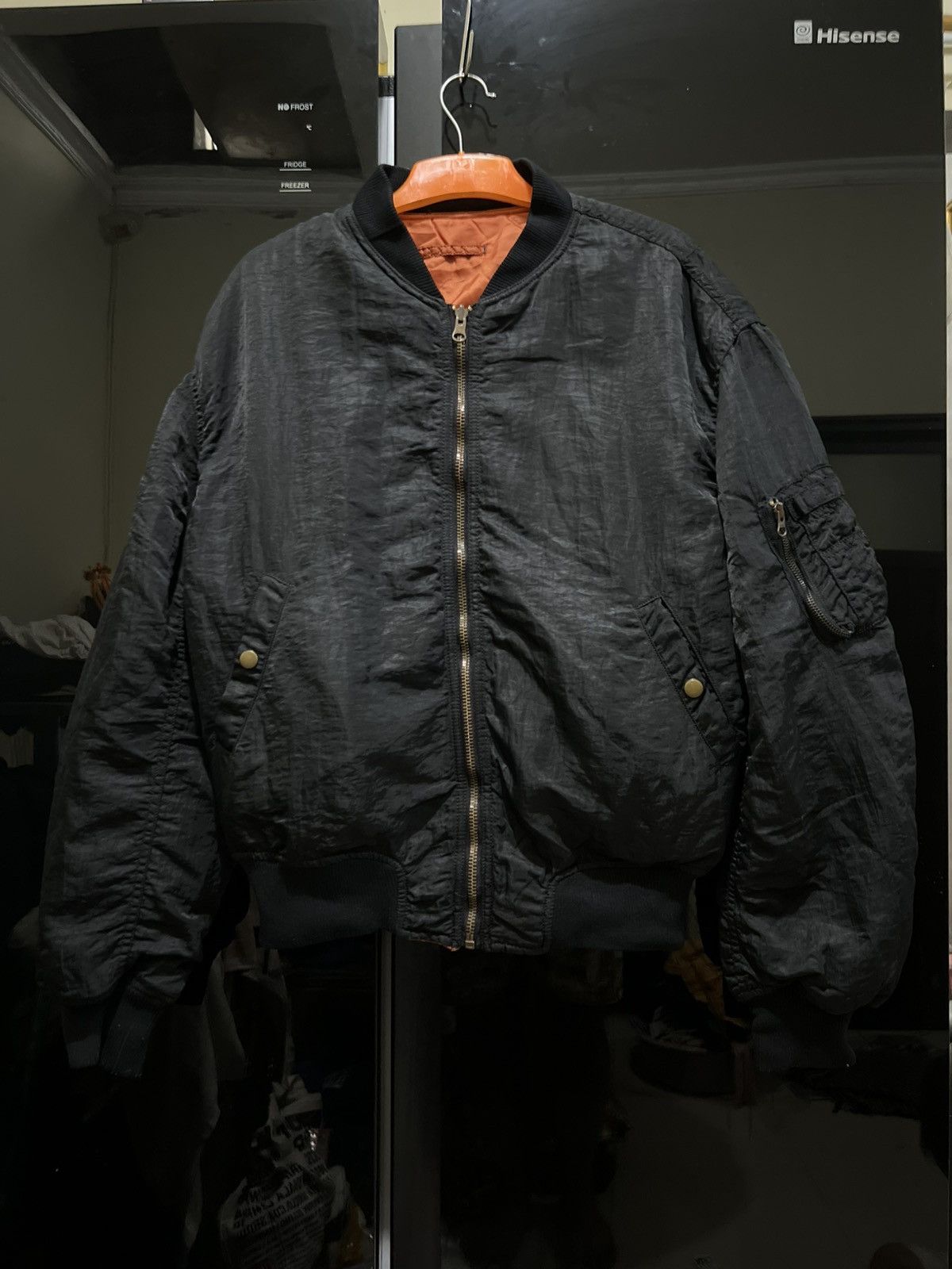 If Six Was Nine 80s Kansai Man Revesible MA - 1 Bomber Jacket Size US L / EU 52-54 / 3 - 2 Thumbnail