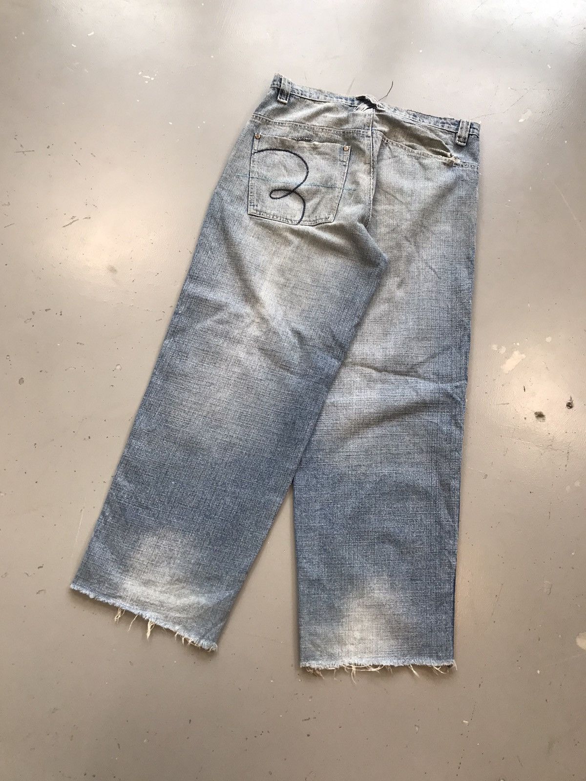 Vintage Vintage LOT29 bunny 🐰 printed distressed denim Size US 32 / EU 48 - 11 Thumbnail
