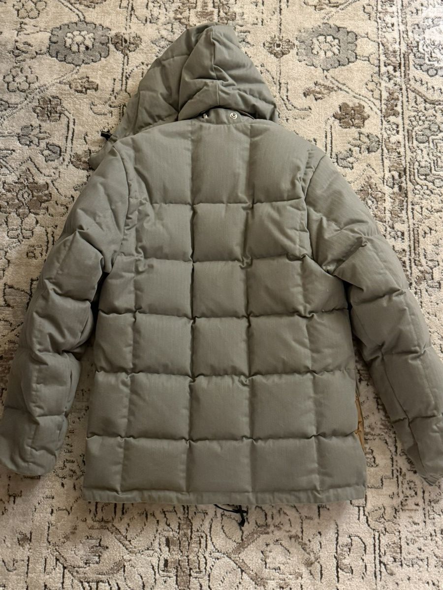 Crescent Down Works Classico Down Parka - Algae Waxed Herringbone Size US S / EU 44-46 / 1 - 6 Thumbnail