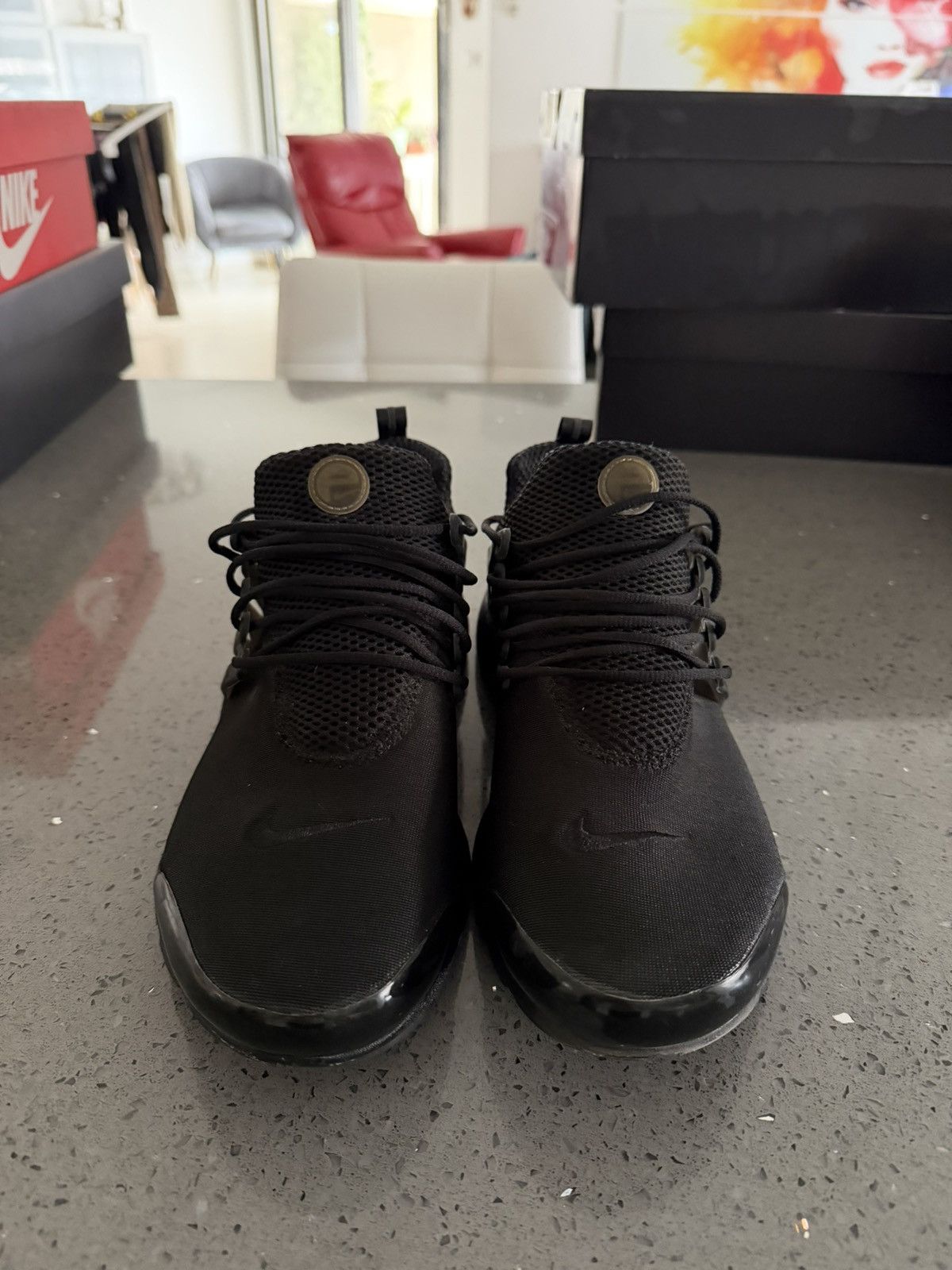 Nike Nike Air Presto Triple Black L (11-12US) Size US 12 / EU 45 - 2 Thumbnail