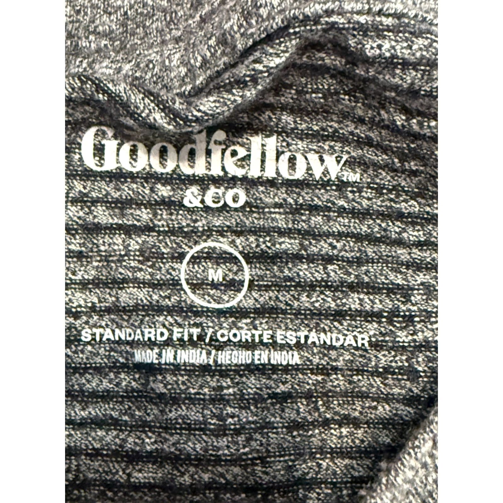Vintage Goodfellow & Co Shirt Mens Medium Gray Black Crewneck Short Sleeve T-Shirt Size US M / EU 48-50 / 2 - 5 Thumbnail