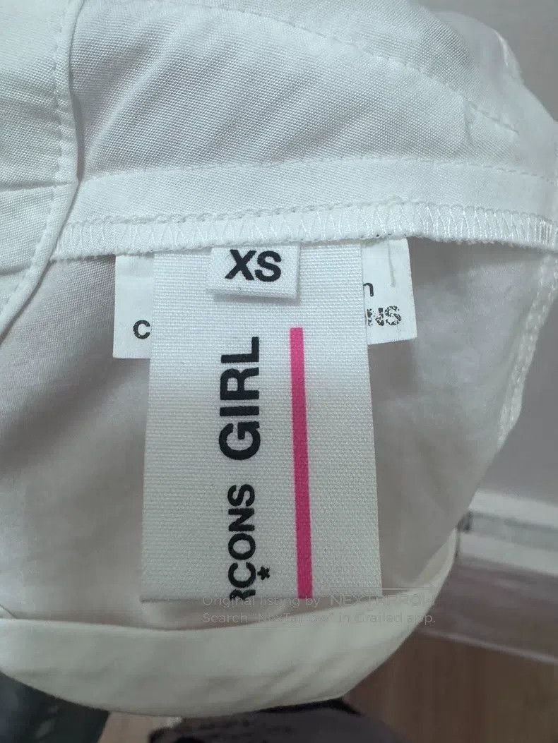 Comme des Garcons Comme Des Garcons Spring Summer White Frill Hem Apron Dres Size XS / US 0-2 / IT 36-38 - 5 Thumbnail