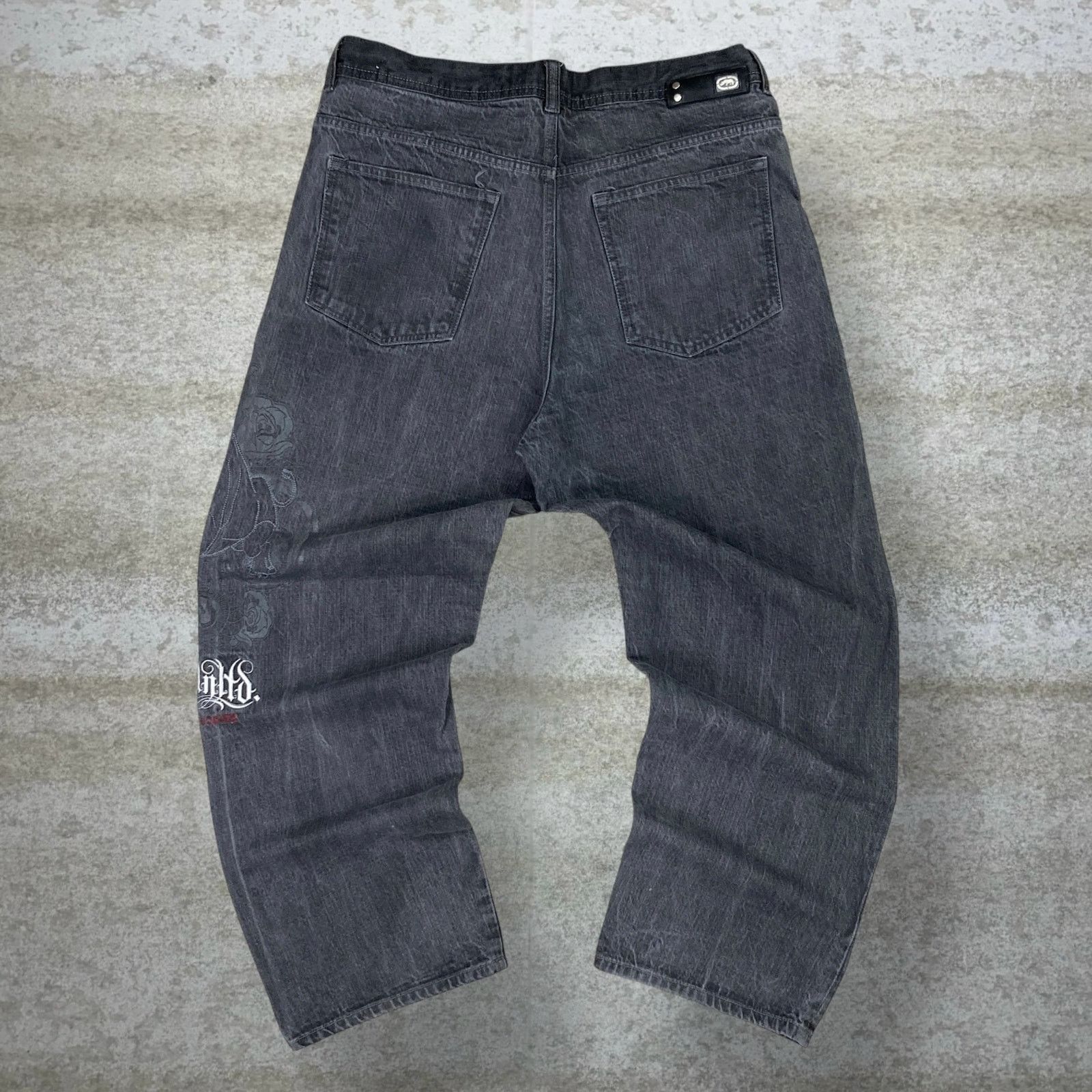 Ecko Unltd. Vintage Y2K Ecko Skater Jeans 36x30 Baggy Wide Black Wash Size US 36 / EU 52 - 1 Thumbnail
