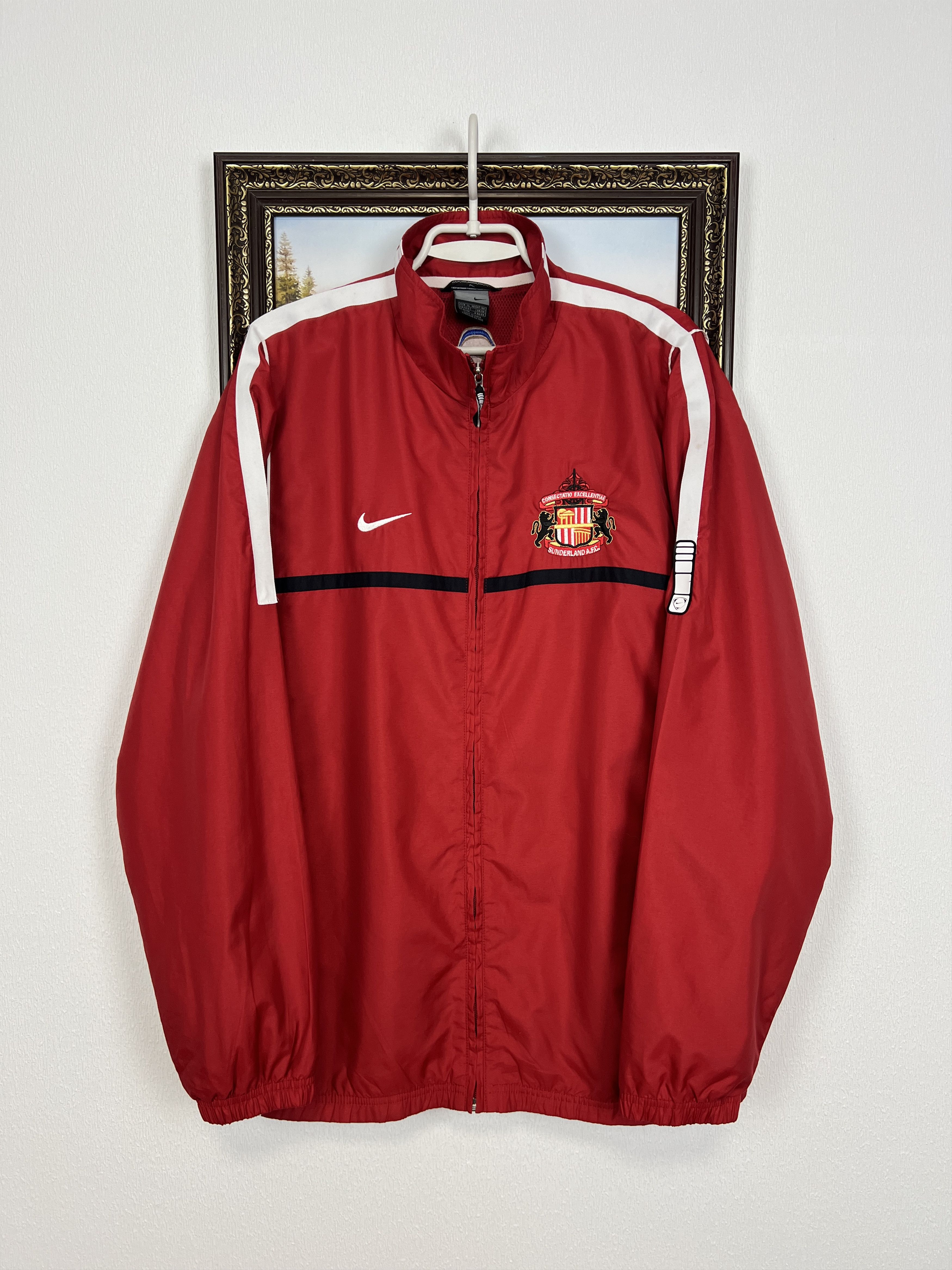 Nike Vintage Nike Sunderland Football Jacket Soccer Track Top Size US XL / EU 56 / 4 - 1 Thumbnail