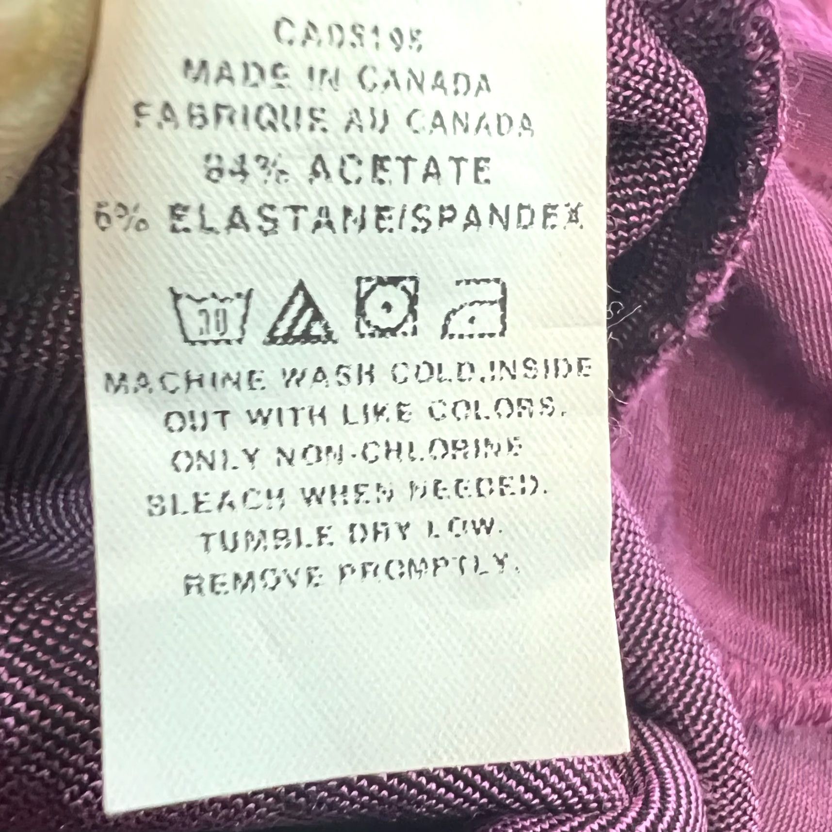 Vintage Picadilly Fashions Womens Blouse Collared Full Zip Long Sleeve Purple Sz L Knit 94% Acetate 6% Spandex Casual Size L / US 10 / IT 46 - 6 Thumbnail