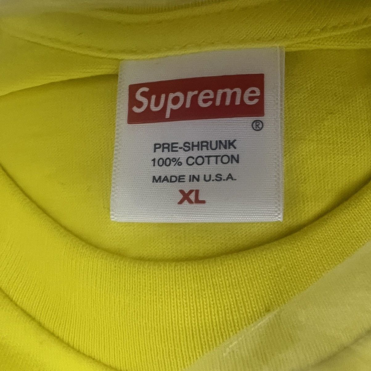 Supreme Supreme Bandana Box Logo Tee Yellow Size: XL Size US XL / EU 56 / 4 - 3 Thumbnail