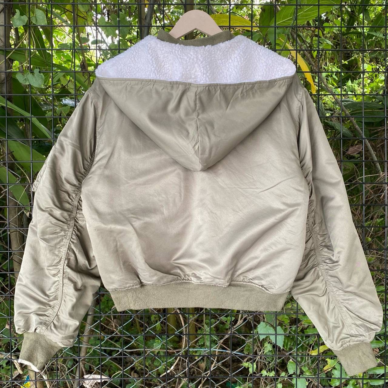 Japanese Brand × Vintage Vtg Earth M&E Sherpa Riversible Hoodie Zipper Jacket Size M / US 6-8 / IT 42-44 - 16 Thumbnail