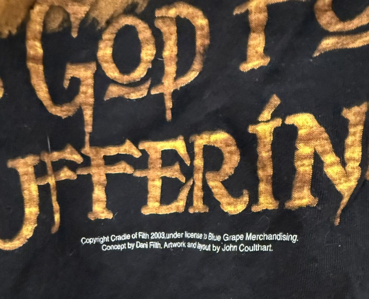 Vintage Cradle of Filth 2000s Damnation vintage T-shirt Size US M / EU 48-50 / 2 - 4 Thumbnail
