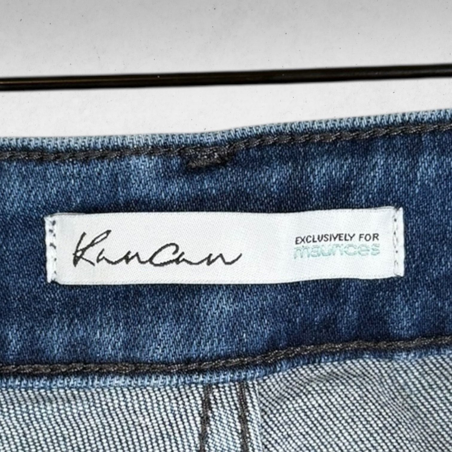 Other KanCan Jeans Women's 20 Skinny Mid Rise Stretch Raw Hem Size 42" / US 20 - 6 Thumbnail