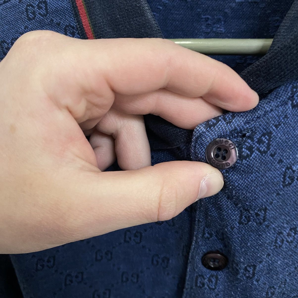 Gucci Gucci Monogram Polo T shirt Size US L / EU 52-54 / 3 - 8 Thumbnail