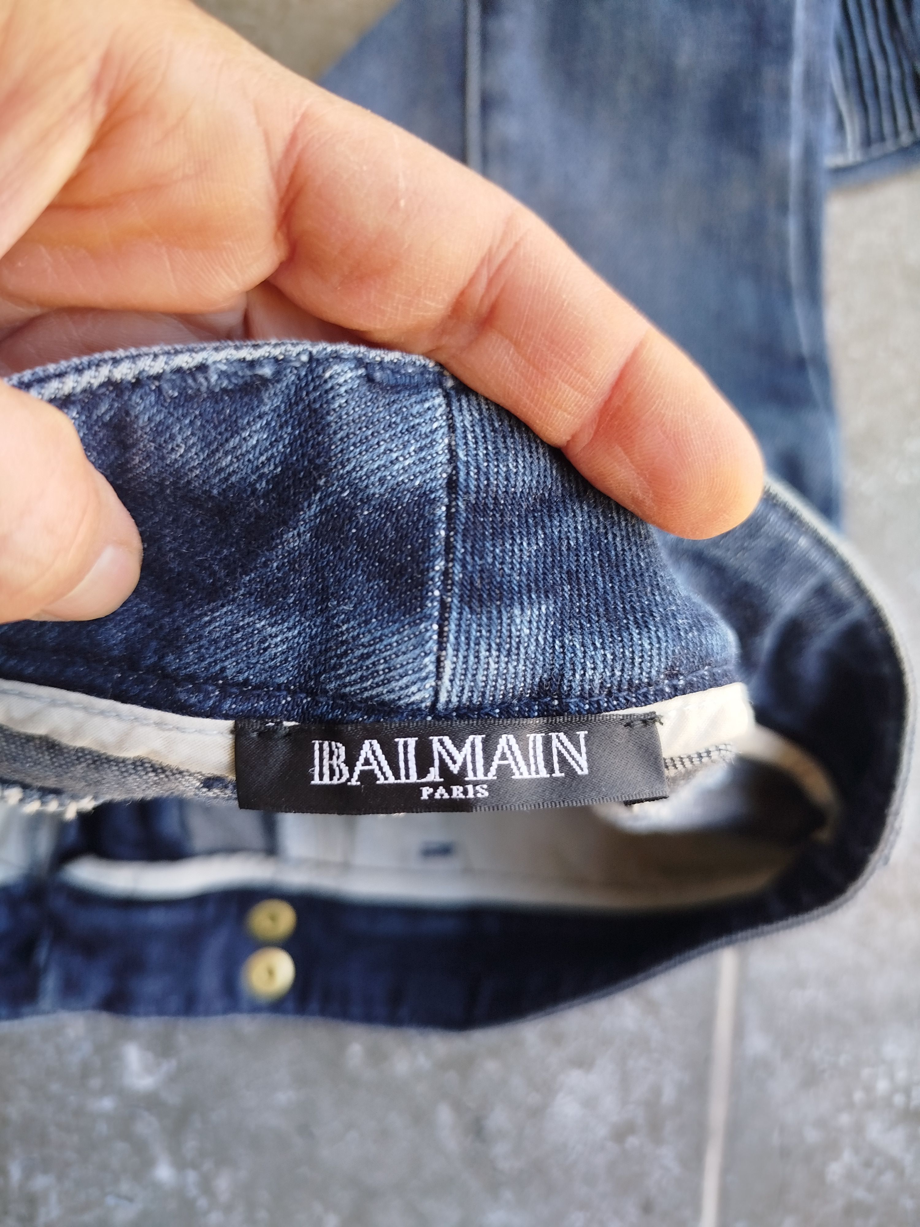 Balmain Balmain Jeans Distressed Biker Skinny Size 38 Size 27" / US 4 / IT 40 - 18 Thumbnail