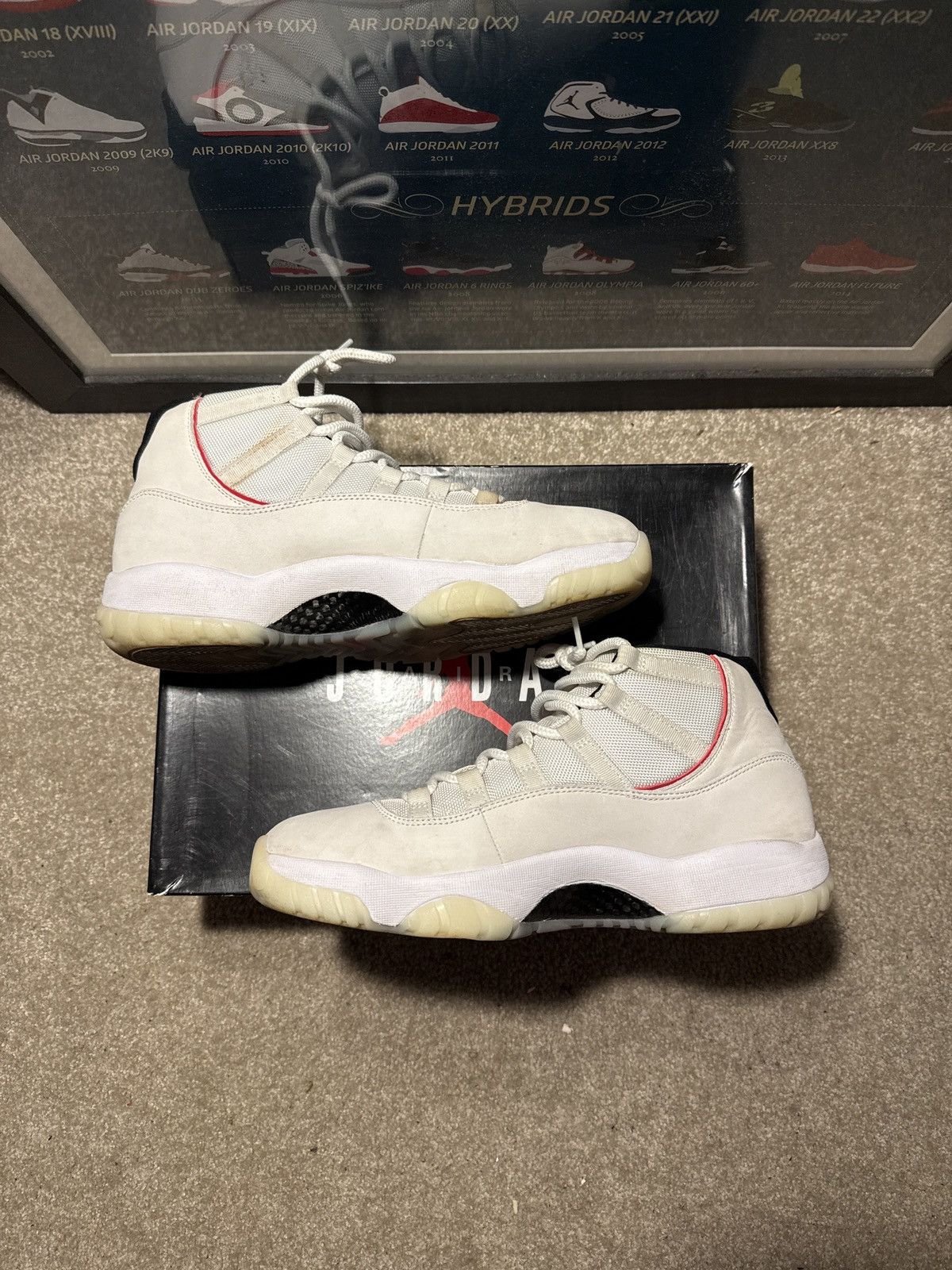 Jordan Brand Jordan 11 Retro Platinum Tint Size US 11.5 / EU 44-45 - 3 Thumbnail