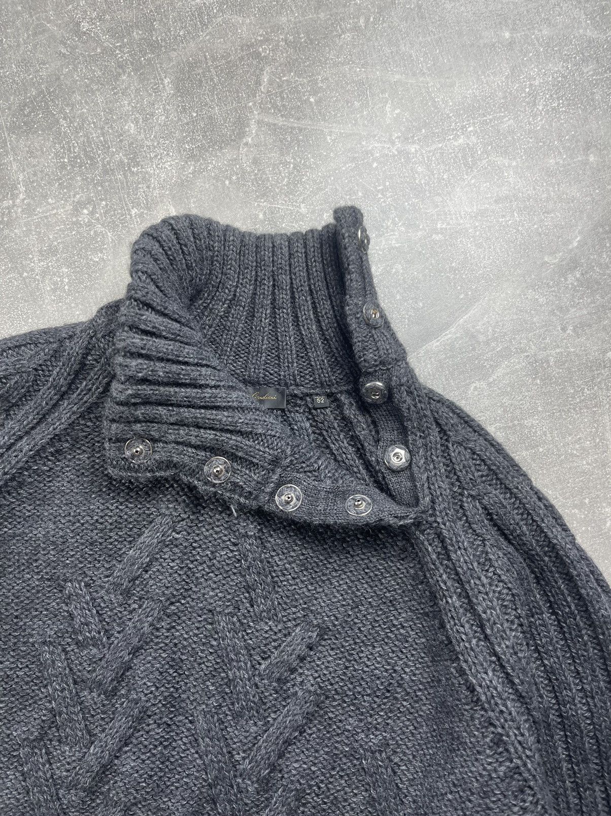 Corneliani Trend Corneliani Knit Turtleneck Sweater Wool Mohair Blend Size US L / EU 52-54 / 3 - 3 Thumbnail