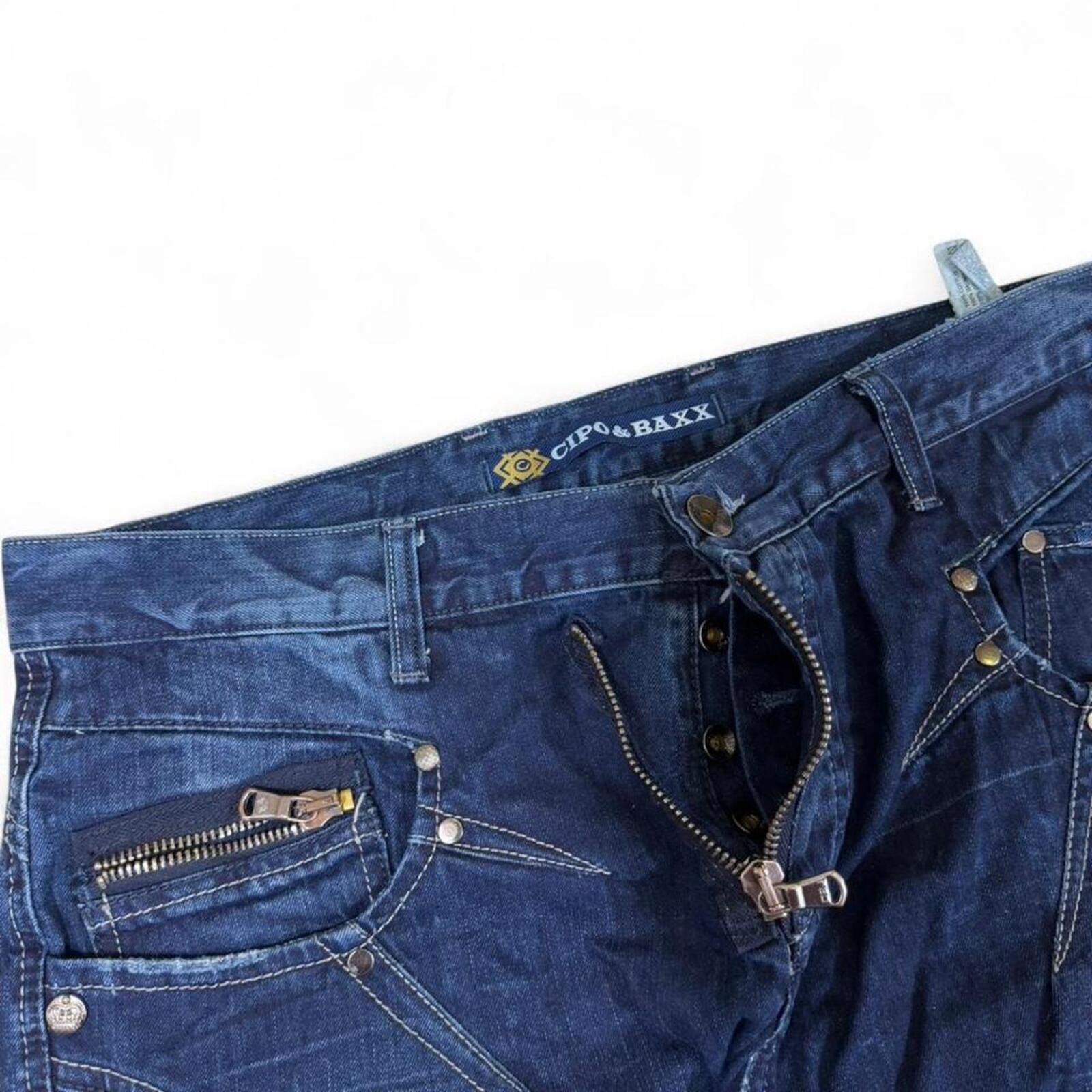 True Religion Cipo & Baxx designer crazy detailing denim jeans Size US 38 / EU 54 - 4 Thumbnail
