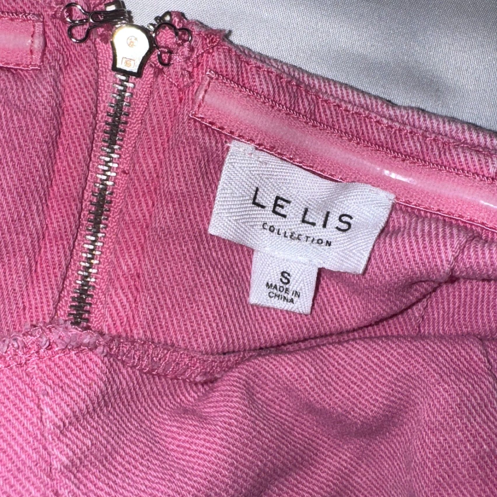 Vintage Lelis 2 Piece Outfit Set - Pink Rhinestone Crop Top Skirt XS/S - Floral Bohemian Beach Party Crop Top Included Womens Size S / US 4 / IT 40 - 5 Thumbnail