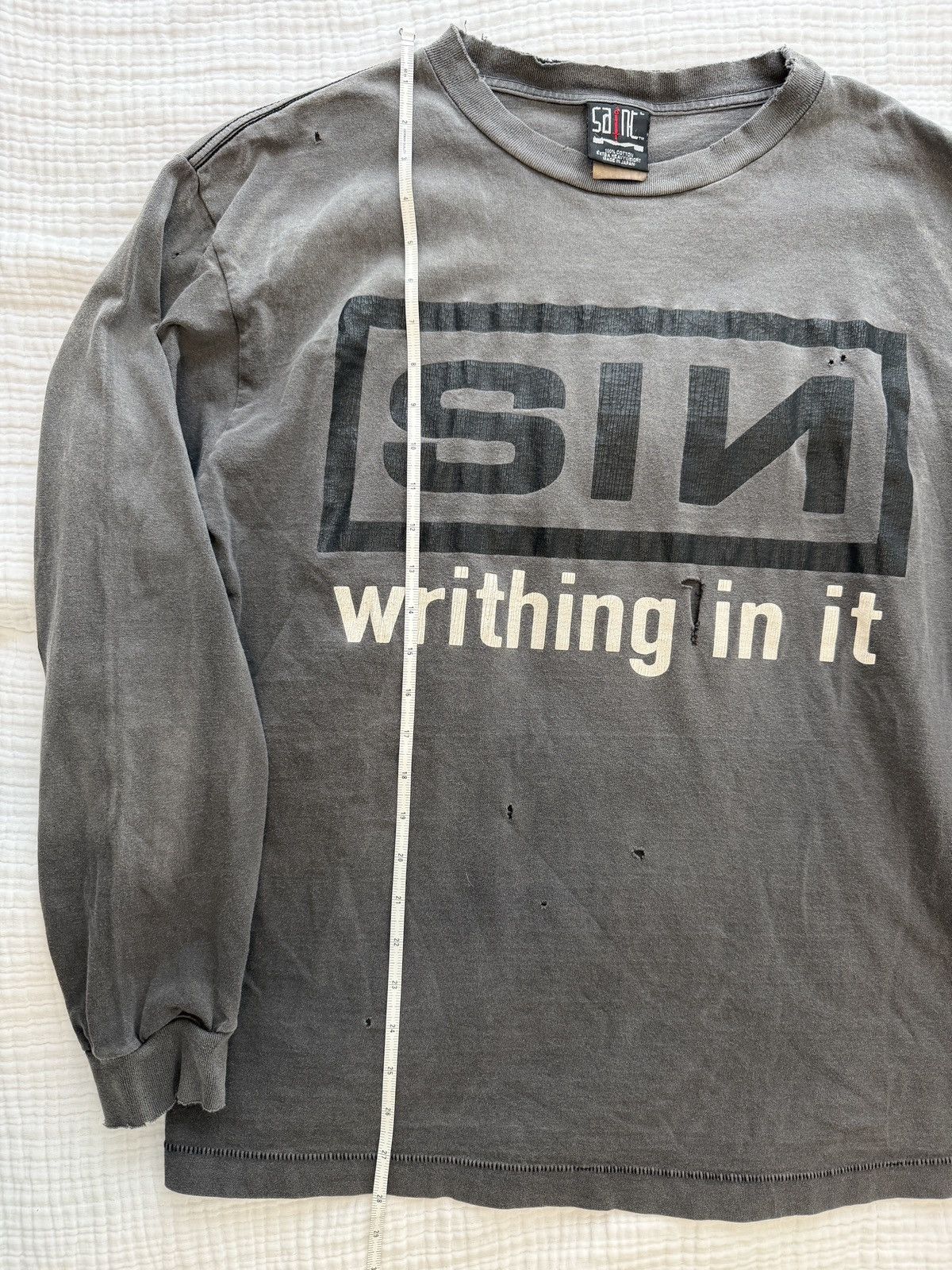 Saint Michael Saint Michael SIN Long Sleeve T-Shirt Size US L / EU 52-54 / 3 - 8 Thumbnail