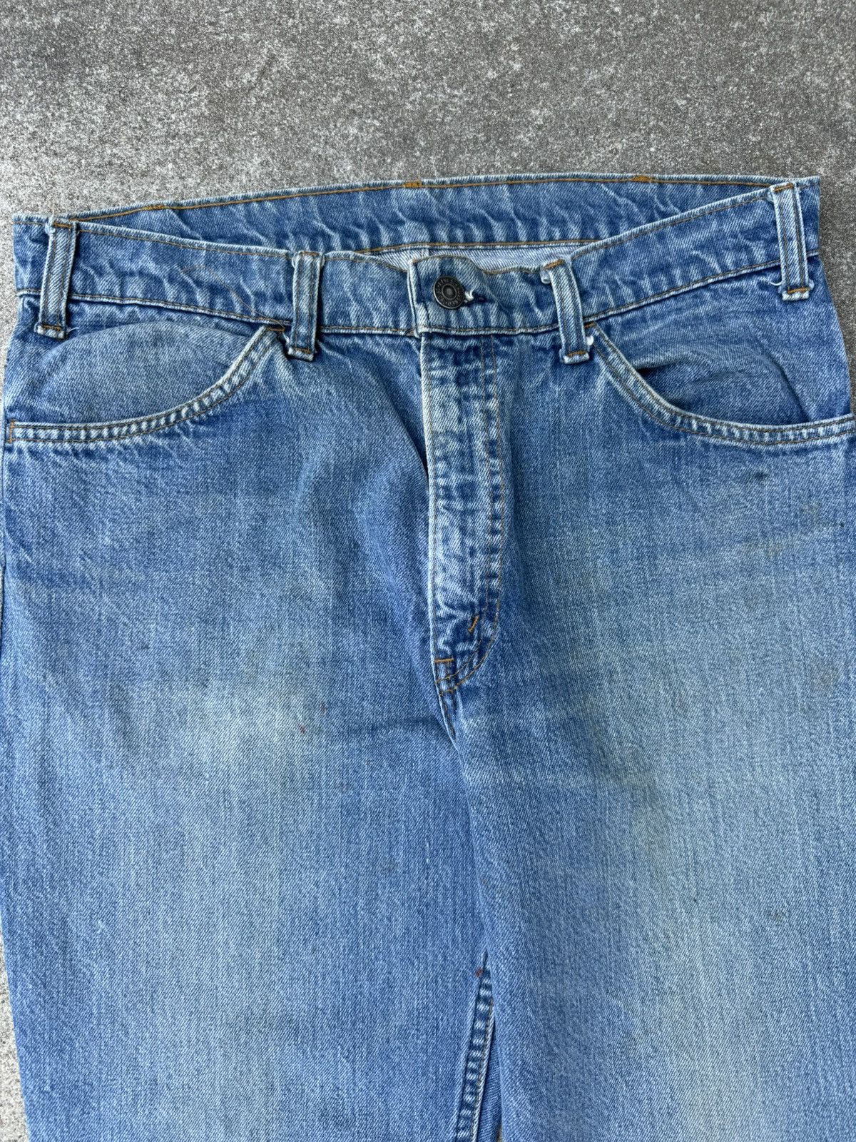 Levi's × Vintage Vtg 70s Levi’s 646 Orange Tab Bellbottom Flare Jeans 32x31 Size US 32 / EU 48 - 4 Thumbnail