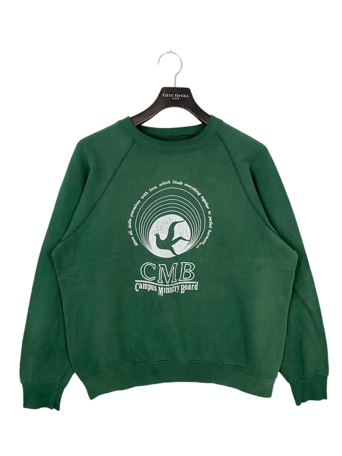 Vintage Vtg 80s campus ministry board sweatshirt crewneck sunfaded Size US L / EU 52-54 / 3 - 1 Thumbnail