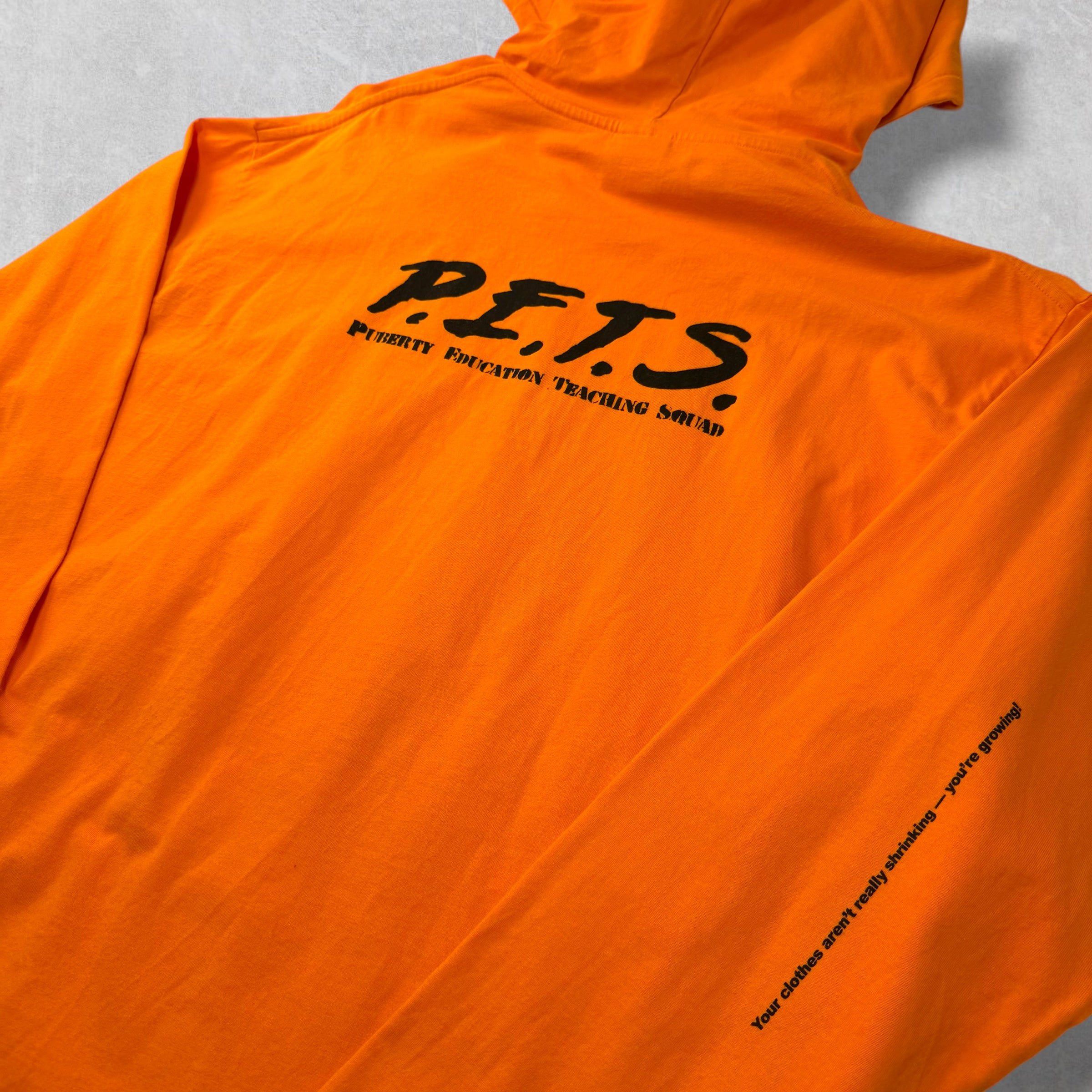 Vetements Vetements Orange P.E.T.S. Hoodie M (L) Size US L / EU 52-54 / 3 - 3 Thumbnail