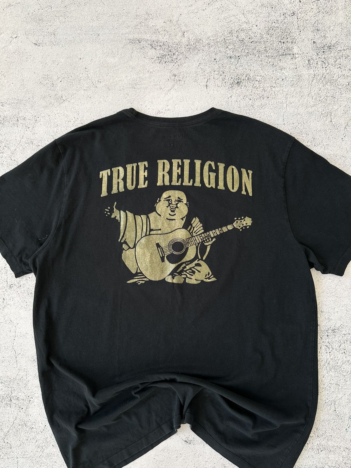 Japanese Brand × True Religion True Religion Buddha T Shirt Size US XXL / EU 58 / 5 - 2 Thumbnail