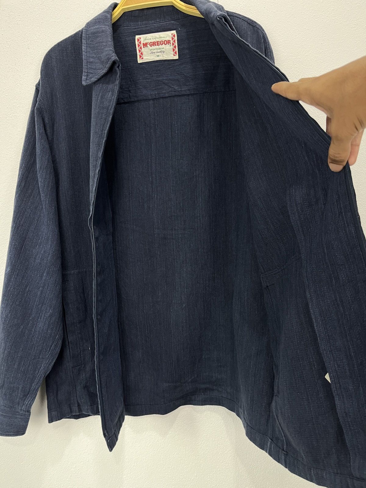 Japanese Brand × McGregor McGregor Chambray Zip Up Outerwear Casual Jacket Size US M / EU 48-50 / 2 - 8 Thumbnail
