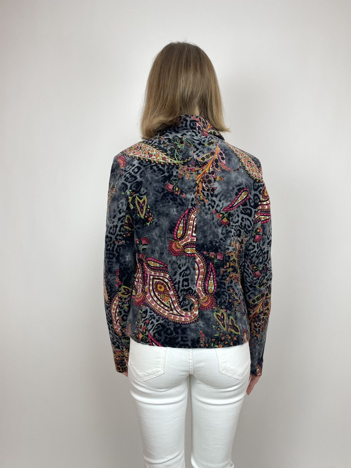 Carlo Colucci × Vintage CARLO COLUCCI Blazer jacket Bohemian cucumber pattern Womens Size XS / US 0-2 / IT 36-38 - 7 Thumbnail
