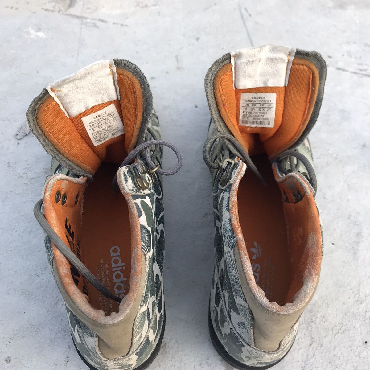 Adidas Rare adidas SAMPLE Vintage Camouflage Green Military hi boot Size US 8.5 / EU 41-42 - 4 Thumbnail