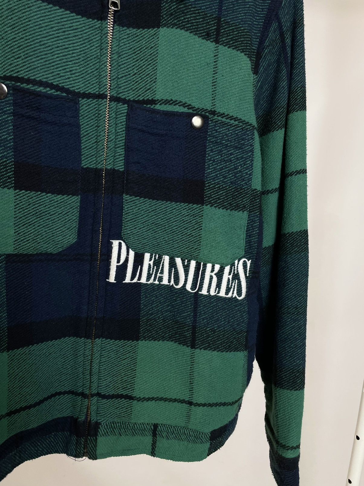 Huf × Pleasures 🌎 HUF x PLEASURES NOW blackwatch ful zip work coach jacket Size US S / EU 44-46 / 1 - 5 Thumbnail
