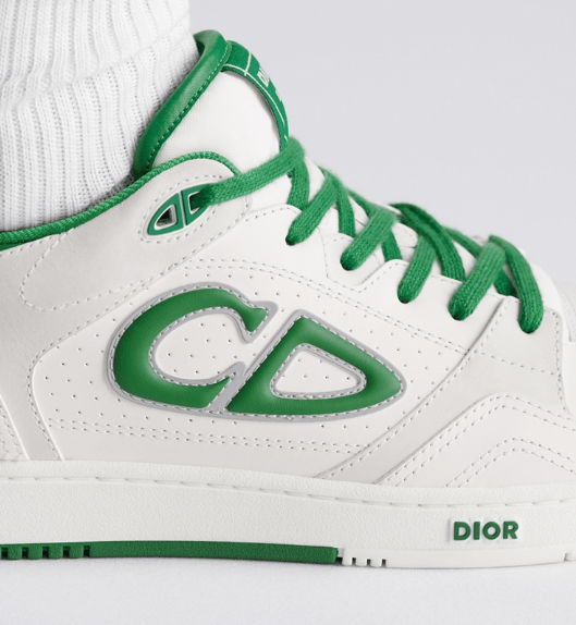 Dior o1w1db10426 3SN318 Low-Top Sneakers in White/Green Size US 9 / EU 42 - 6 Thumbnail