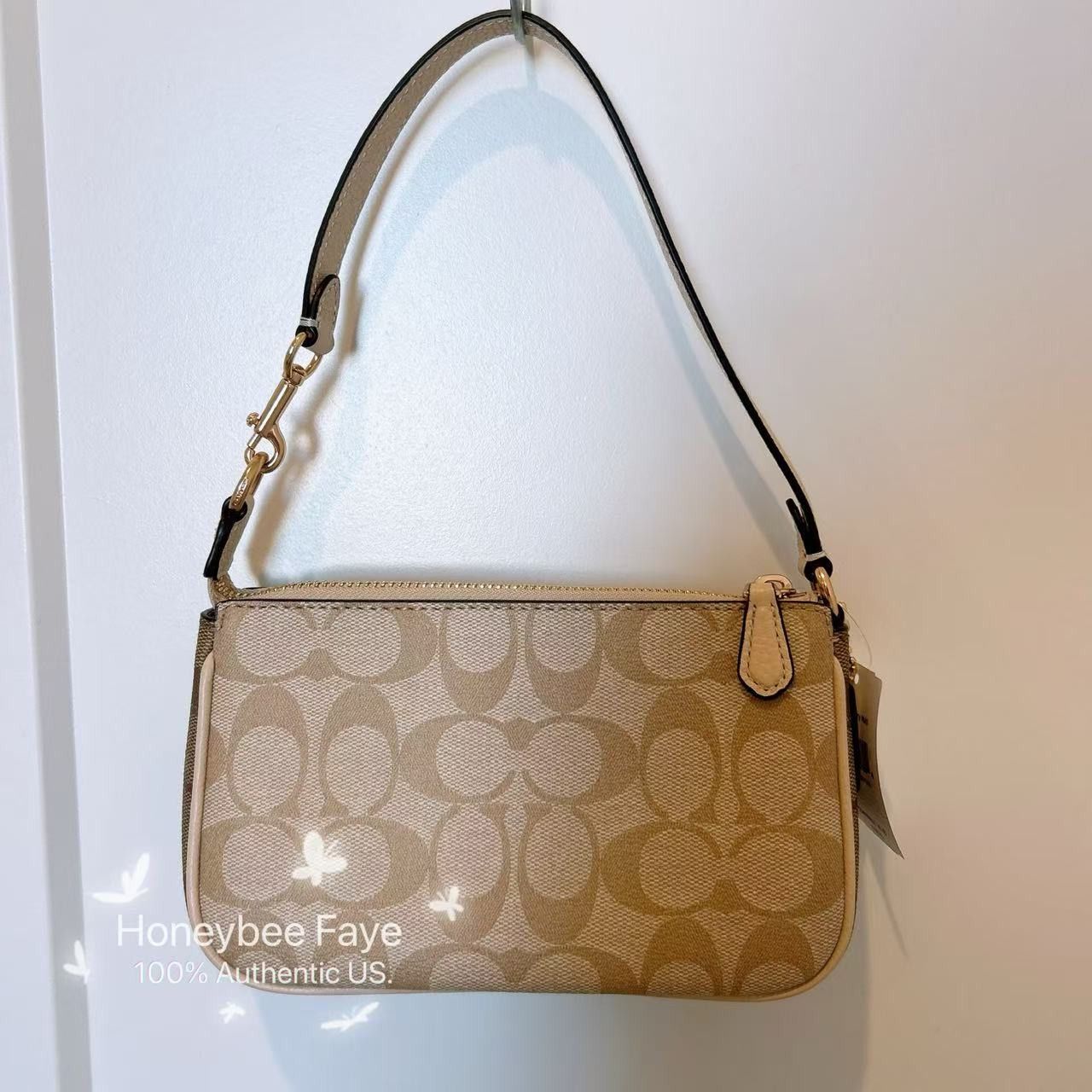 Coach Nolita 19 In Blocked Signature CA444 plus extended chain Size ONE SIZE - 5 Thumbnail