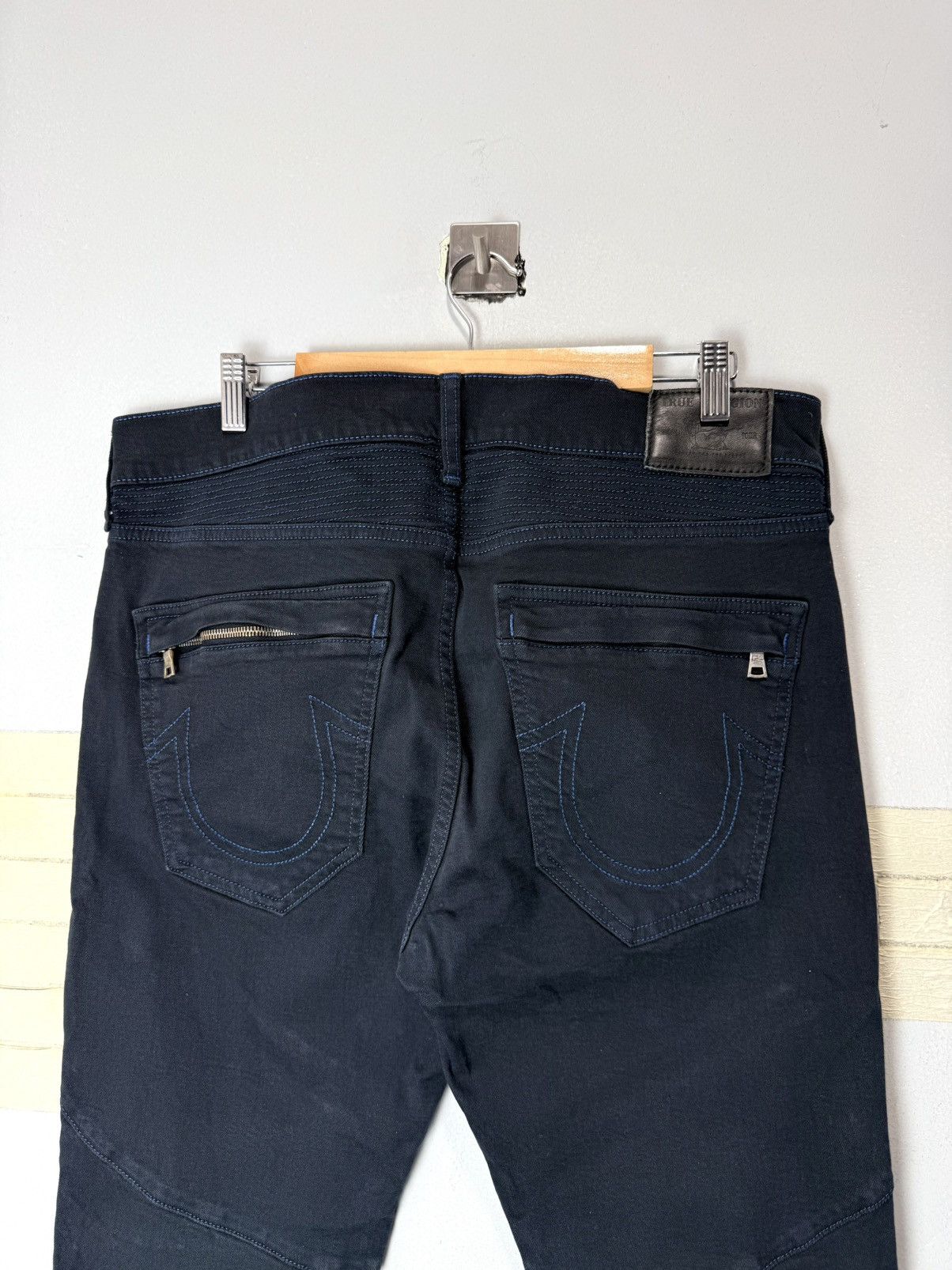 True Religion True Religion Biker Denim Pants Jeans Hype Streetwear Size US 34 / EU 50 - 7 Thumbnail