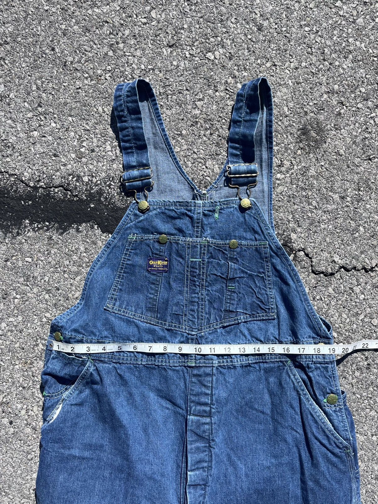 Oshkosh Vintage 50s Oshkosh B’Gosh Denim Overalls Union Made 38x28 Size US 38 / EU 54 - 6 Thumbnail