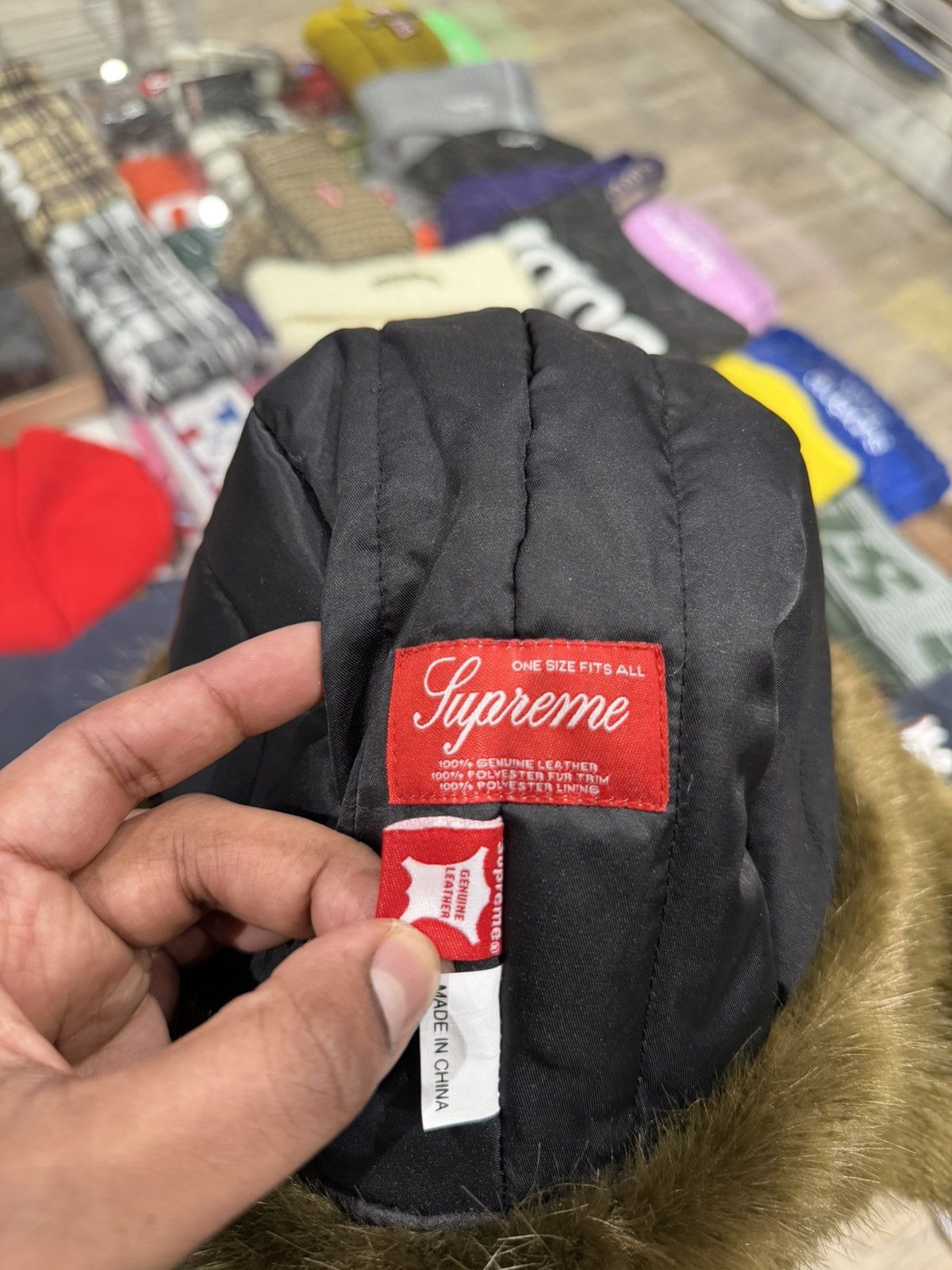 Supreme Supreme Leather Trooper Kelly Green Size ONE SIZE - 6 Thumbnail