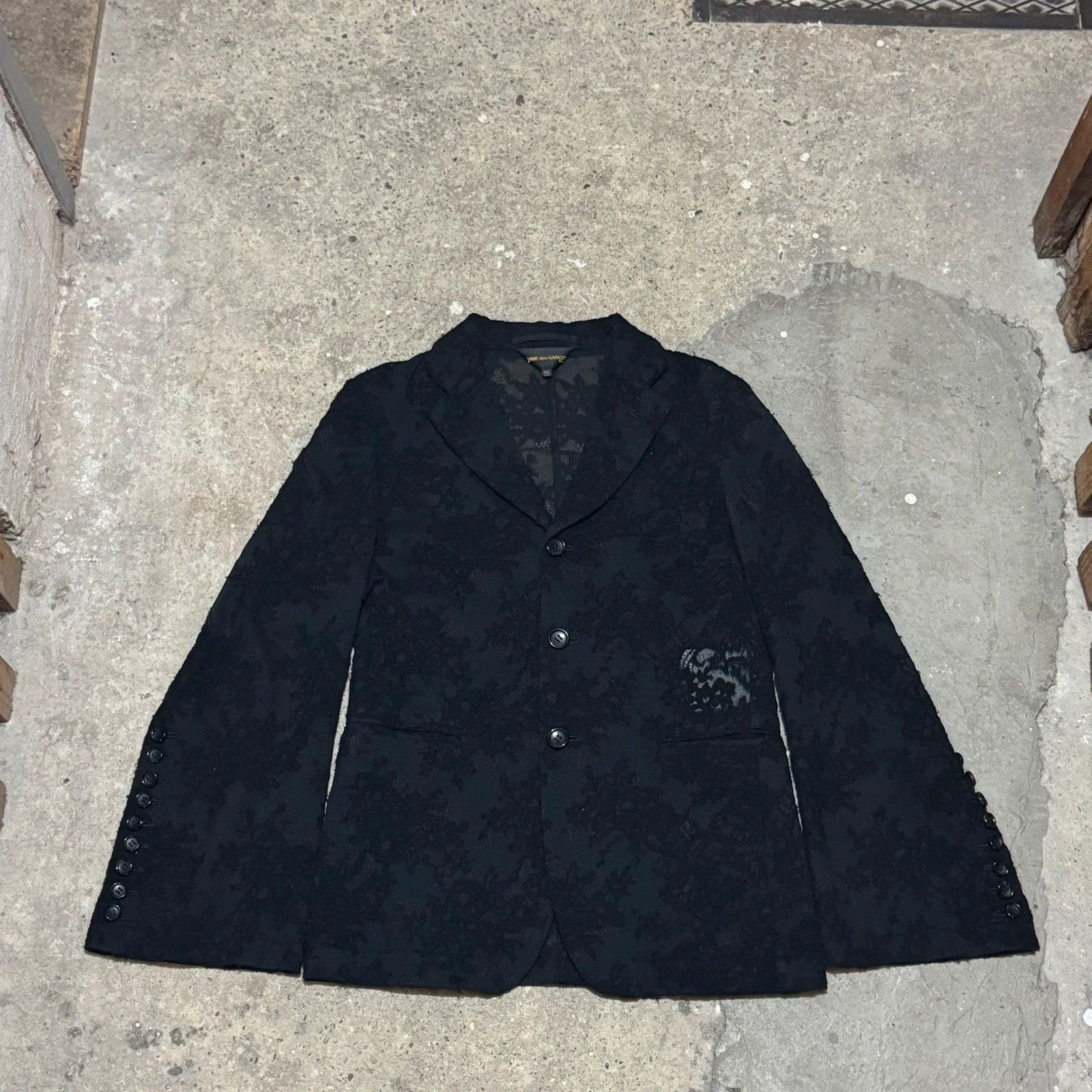 Comme des Garcons F/W 2015 Comme des Garcons lace blazer Size XS / US 0-2 / IT 36-38 - 1 Thumbnail