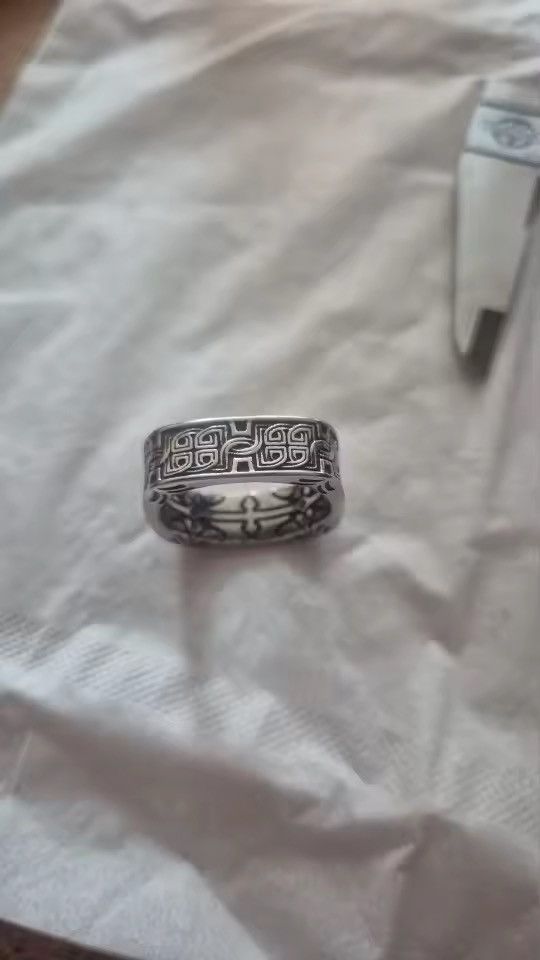 Jewelry Art Carved Ring ( size 7 to 13 ) Size ONE SIZE - 4 Thumbnail