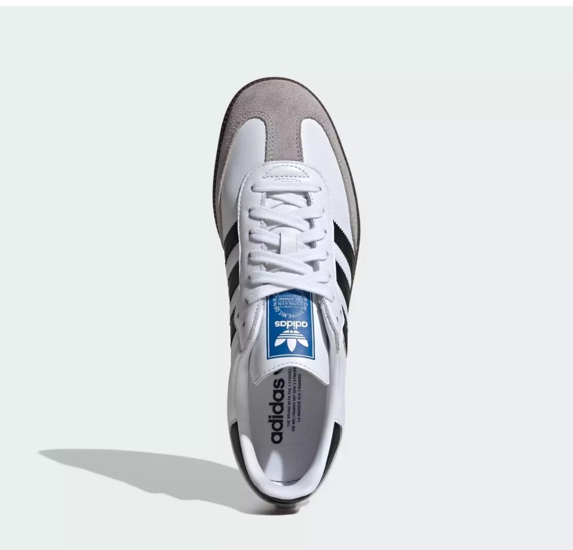 Adidas Adidas Samba Adidas Samba OG White/Blk/Granite B75806 Size US 8 / EU 41 - 7 Thumbnail