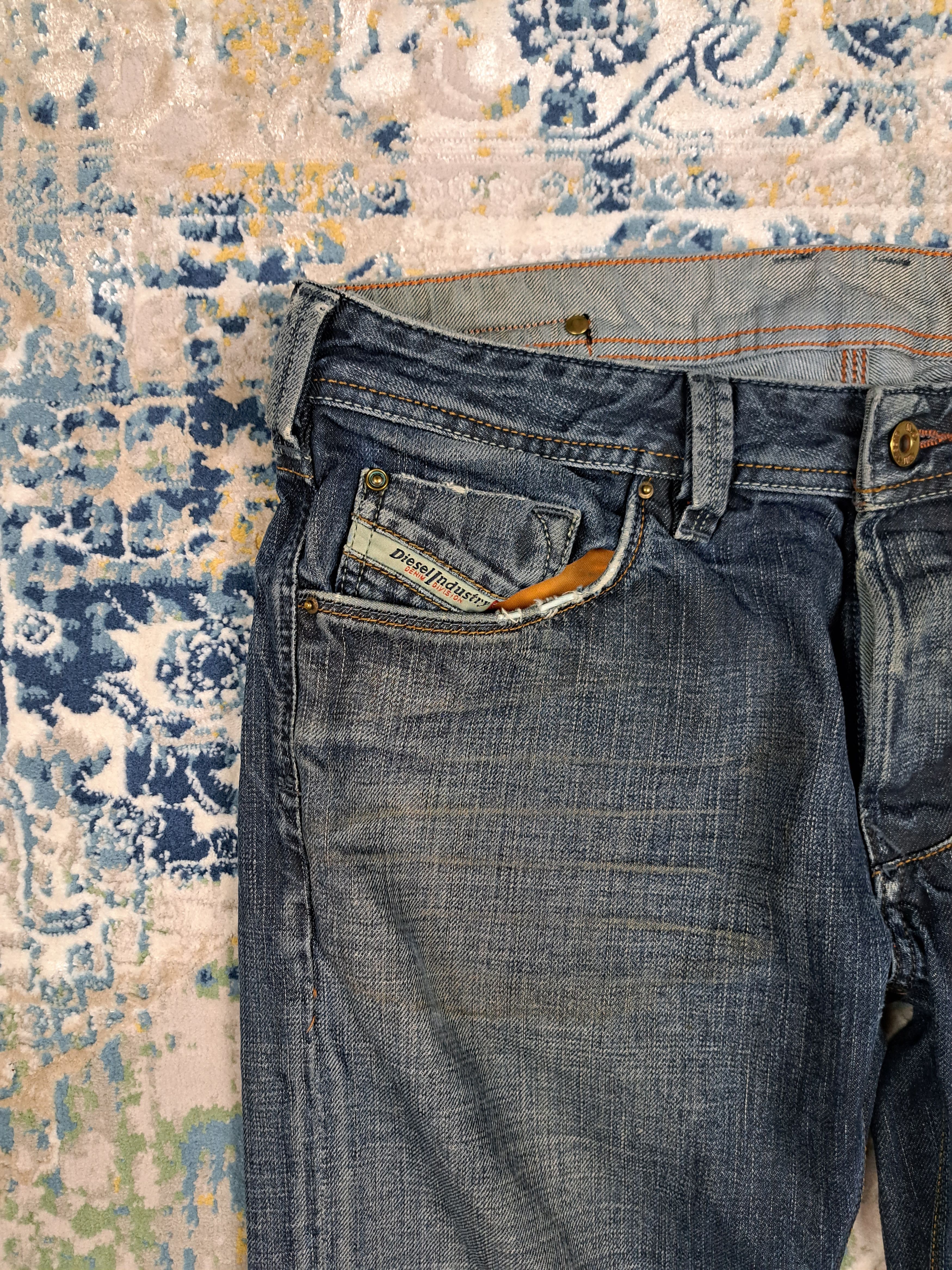 Diesel Diesel Straight Fit Jeans Archive Washed Denim Size US 31 - 6 Thumbnail