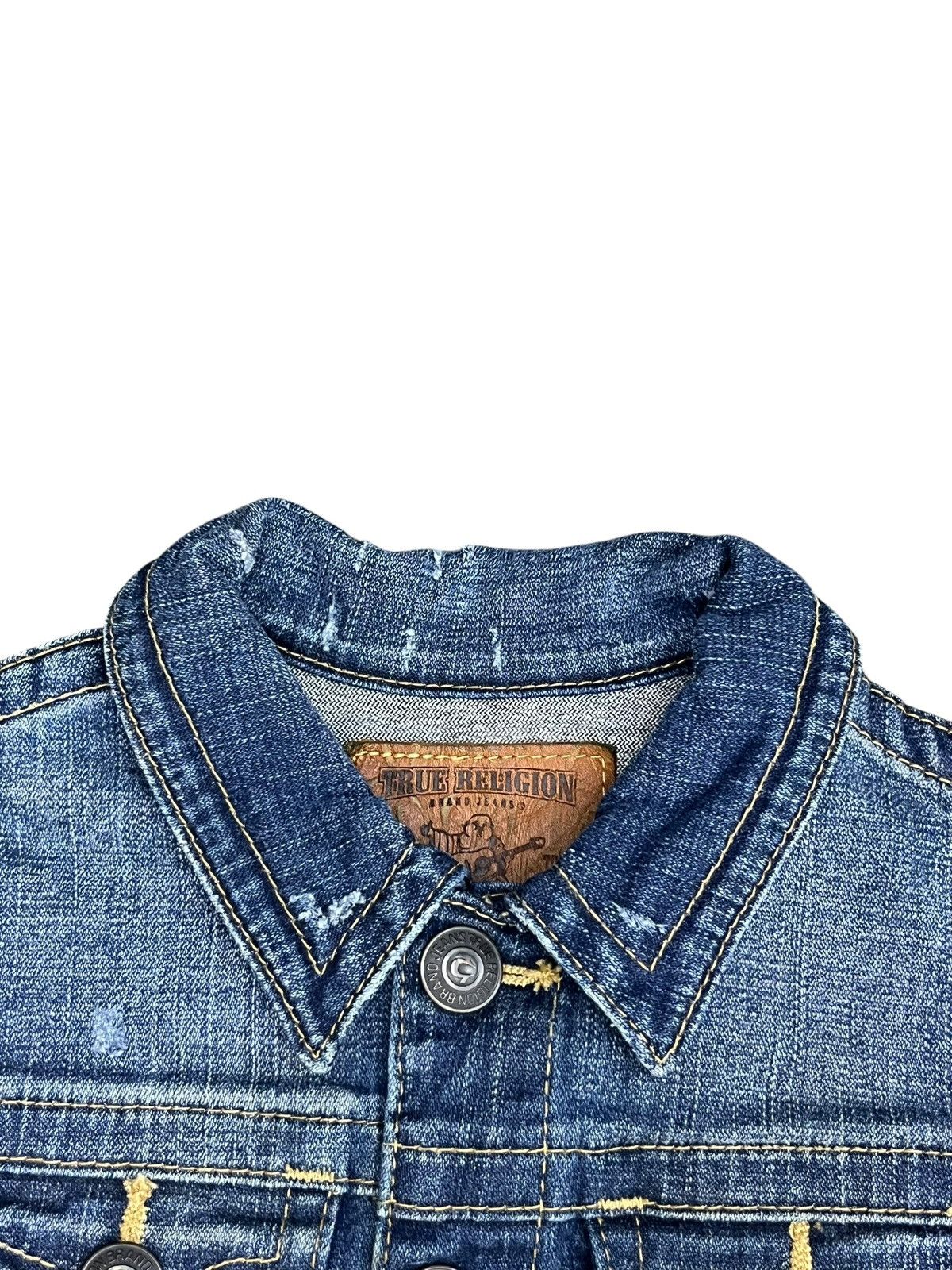 True Religion 🔥TRUE RELIGION KIDS SERAPE CUSTOM DENIM JACKET Size US XXS / EU 40 - 6 Thumbnail