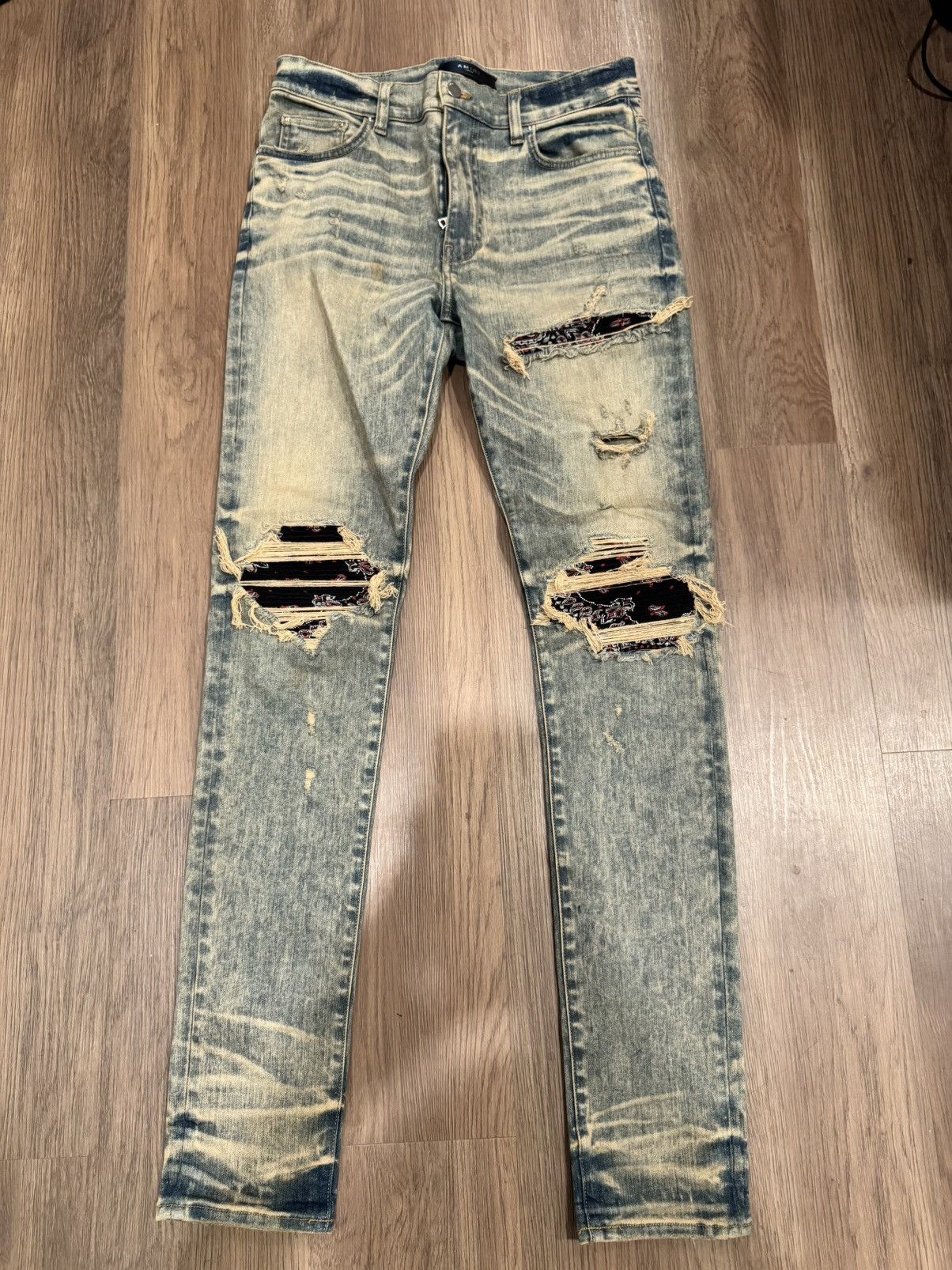 Mx1 Bandana Cotton Blend Jeans Dirty Indigo | The Webster