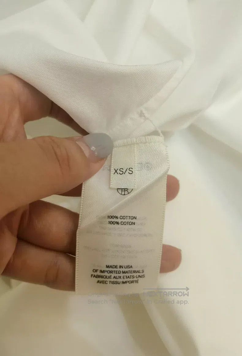 The Row The row White V-neck dress Size XS / US 0-2 / IT 36-38 - 3 Thumbnail